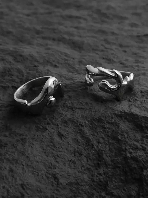 VIBE Retro punk rings Size ONE SIZE - 4 Thumbnail