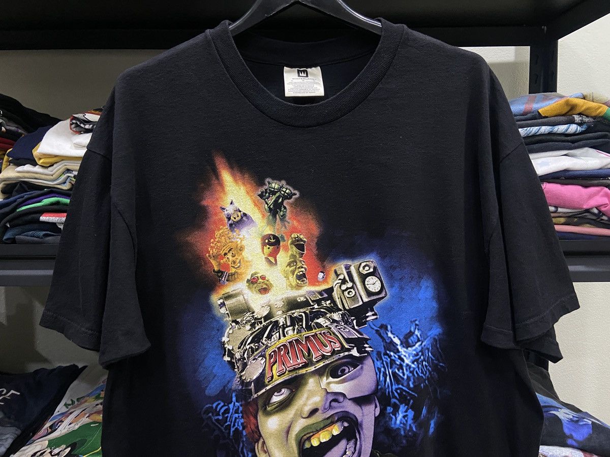 Band Tees × Vintage Vintage 1999s PRIMUS Alternative Rock Tour Band TShirt Size US XL / EU 56 / 4 - 2 Thumbnail