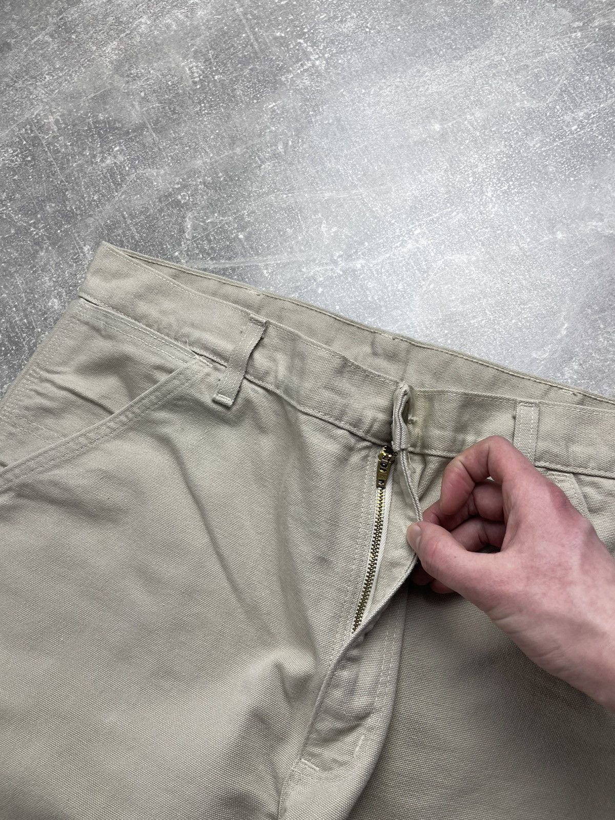 Carhartt Carhartt Vintage United Garment USA Canvas Pants Beige Size US 36 / EU 52 - 8 Thumbnail