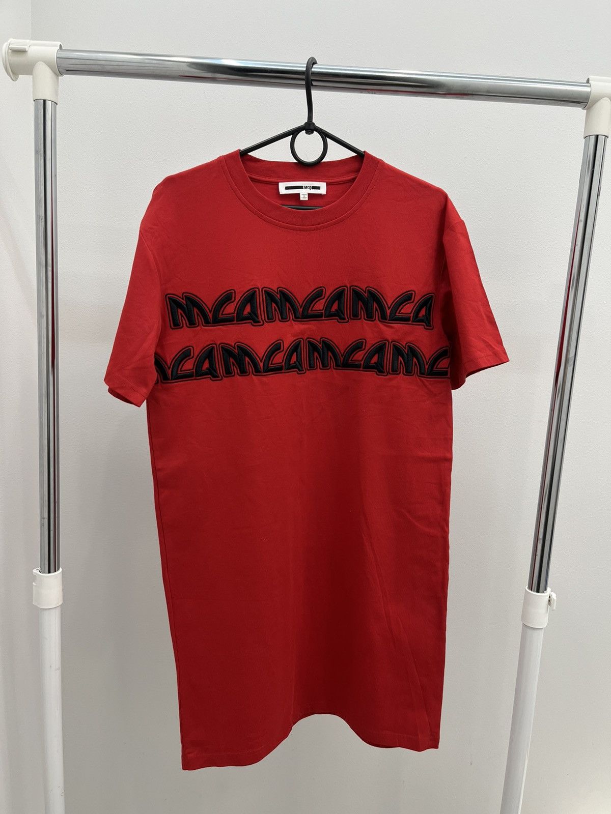 McQ Alexander McQueen McQ by Alexander McQueen MCQ Embroidered Tee Dres Size M / US 6-8 / IT 42-44 - 1 Thumbnail