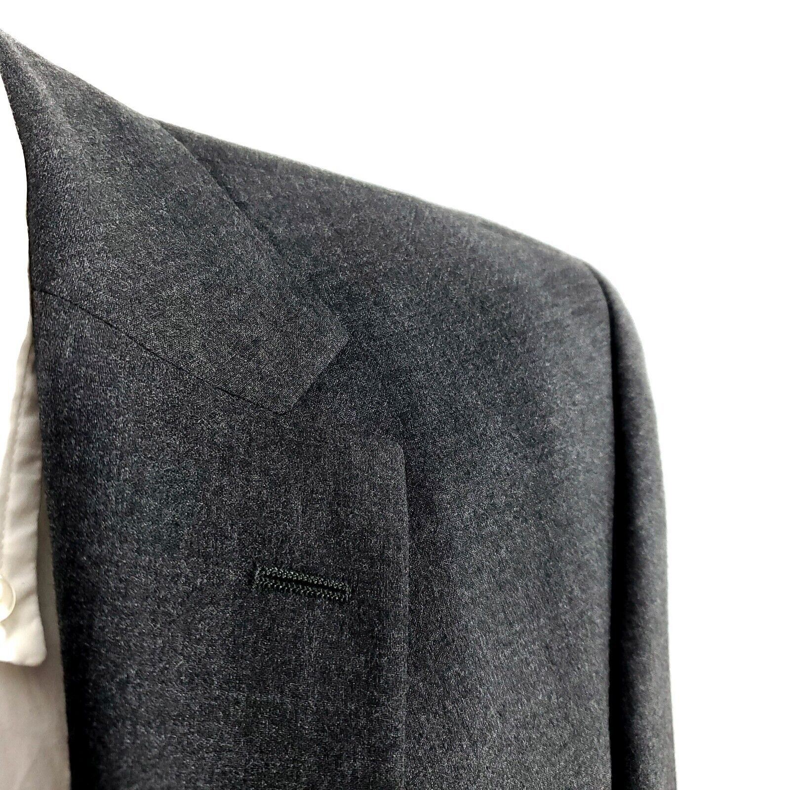 Hugo Boss Hugo Boss Guabello Super 130s Wool 3 Button Blazer 38S Gray Size 38S - 2 Thumbnail