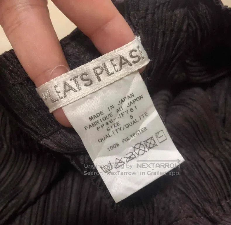 Issey Miyake Issey Miyake size:5 Special-shaped Pants Size 22" - 3 Thumbnail