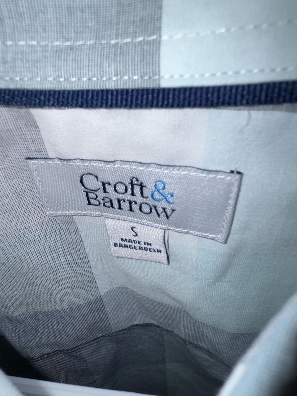 Croft & Barrow Brand New Croft & Barrow Classic Fit Plaid Short Sleeve Men Size US S / EU 44-46 / 1 - 3 Thumbnail