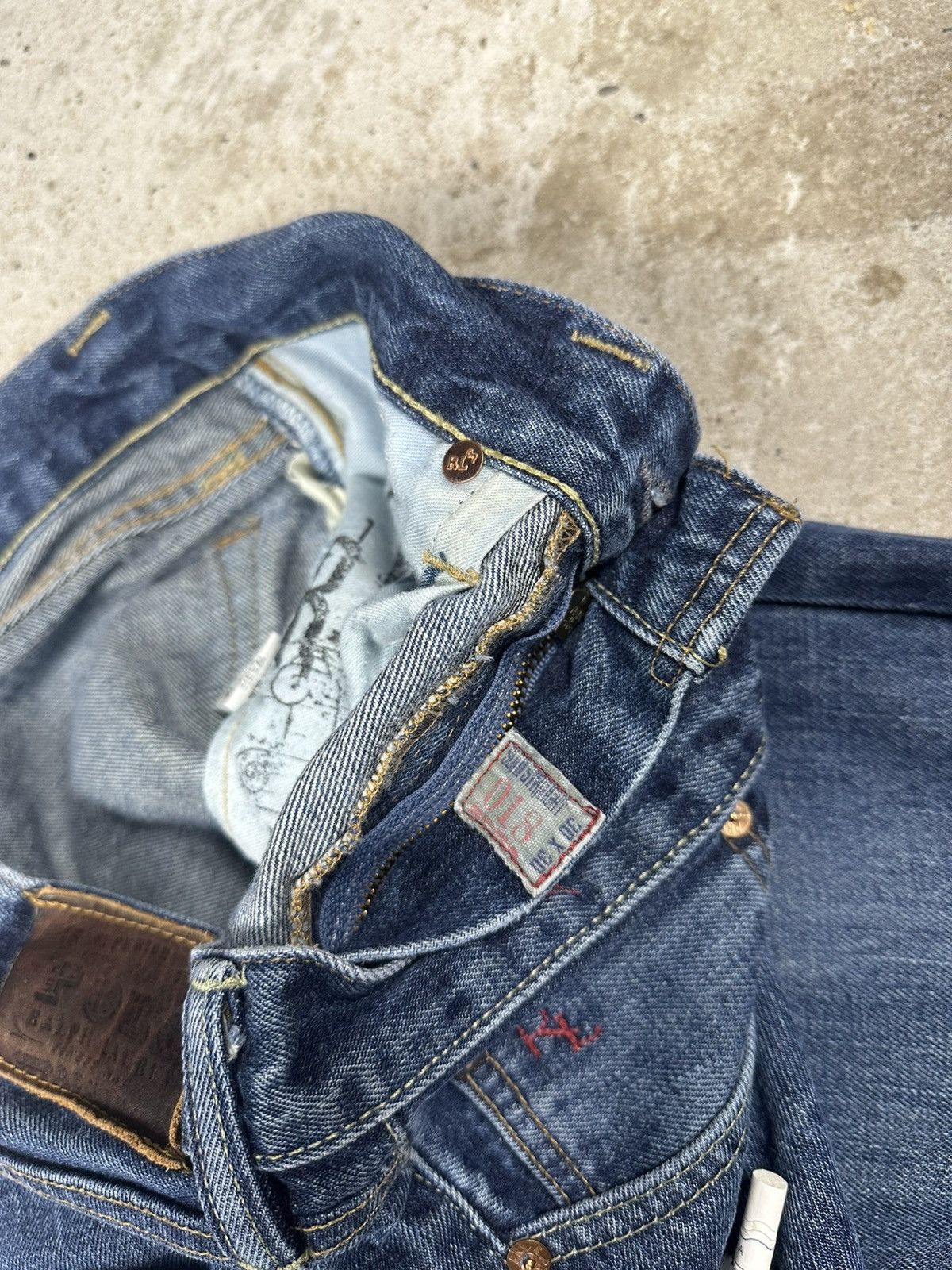 Polo Ralph Lauren × Vintage Vintage Y2K Polo Ralph Lauren 018 Slim Straight Denim Pants Size US 30 / EU 46 - 11 Thumbnail