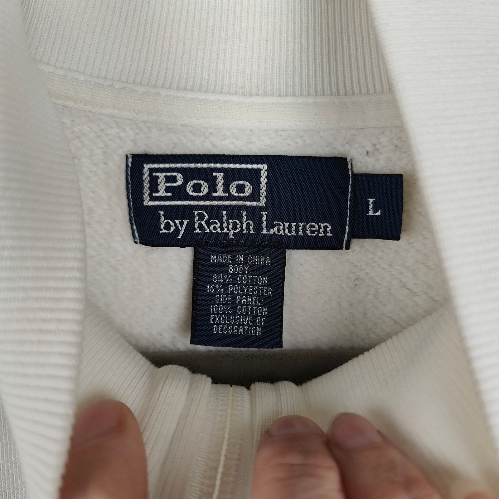 Polo Ralph Lauren Vintage Polo Ralph Lauren Full Zip Fleece Sweater Large Size US L / EU 52-54 / 3 - 6 Thumbnail