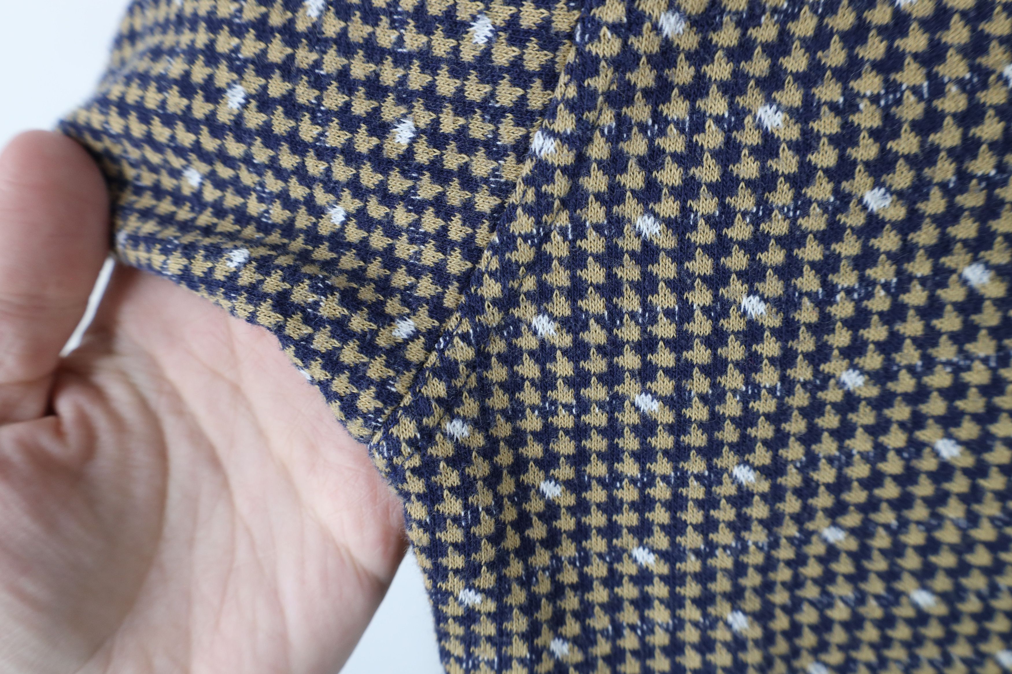 Vintage Vintage 90s Streetwear Houndstooth Collared Golf Polo Shirt Size US XL / EU 56 / 4 - 7 Thumbnail