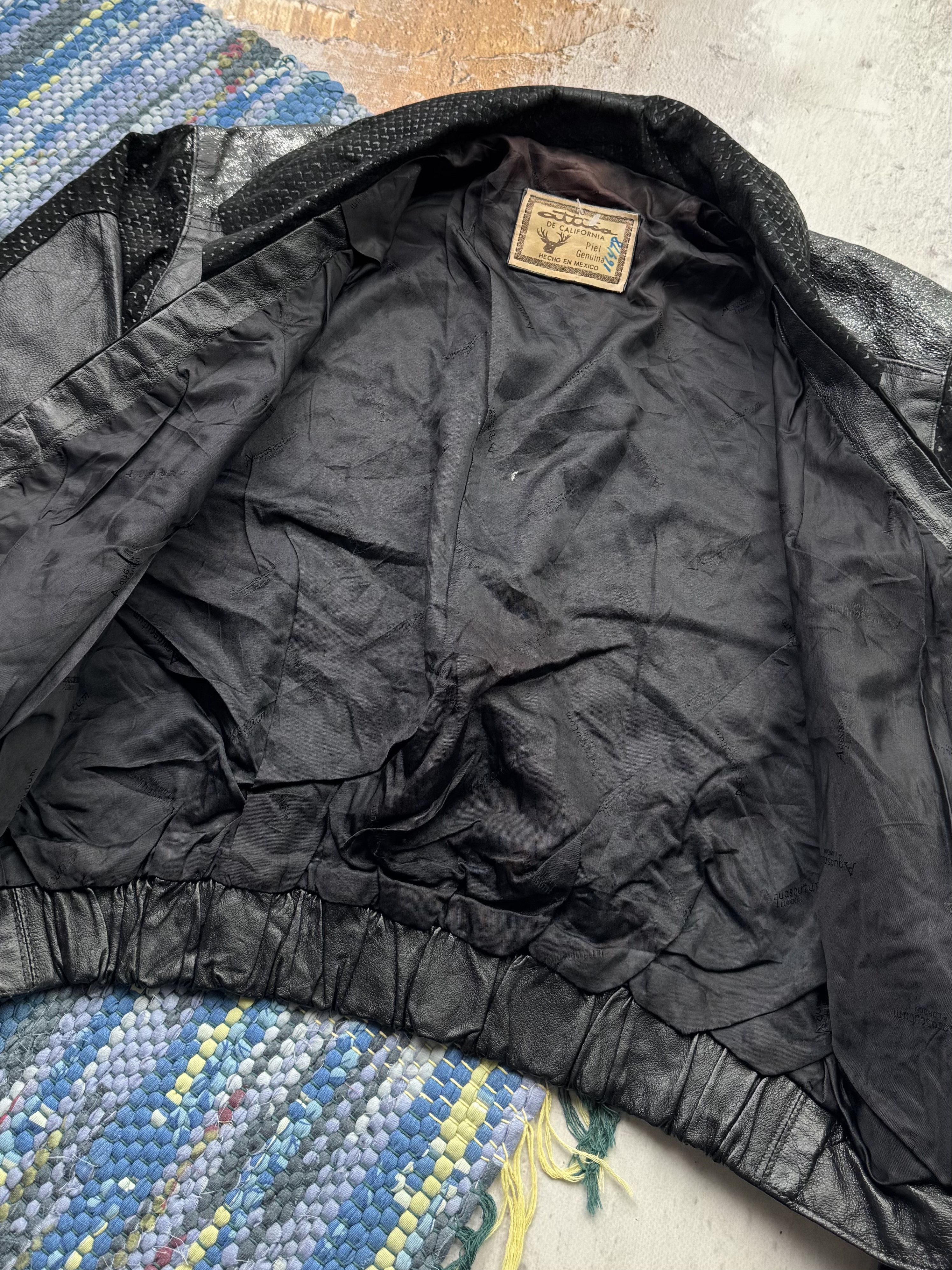 Japanese Brand Vintage 80's Leather Jacket A241(25)D15 Size M / US 6-8 / IT 42-44 - 7 Thumbnail
