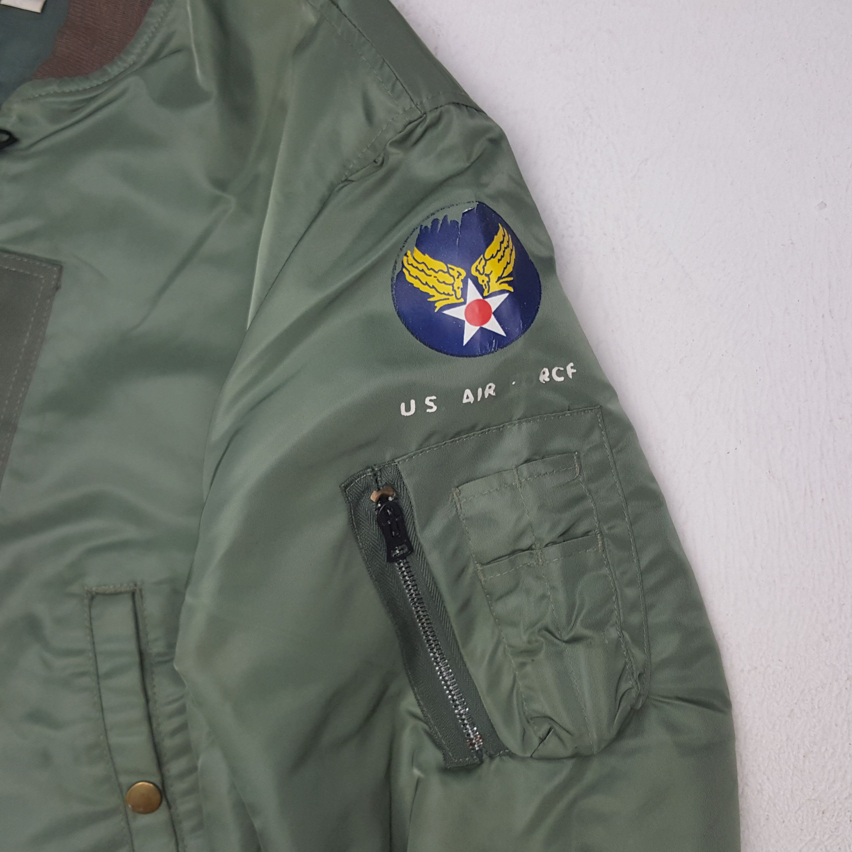 If Six Was Nine × Vintage Vintage Us Air Force x Custom Scorpion Bomber Jacket Size US M / EU 48-50 / 2 - 9 Thumbnail