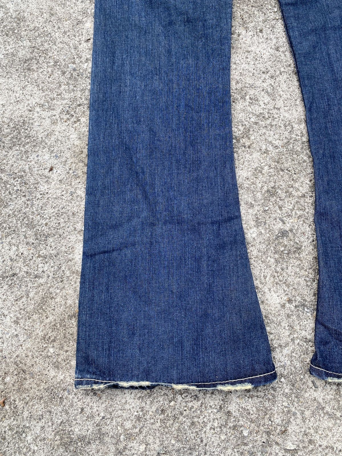 Japanese Brand Flare Rodeo Crown Japan Claw Marks Design Low Rise Denim Size US 30 / EU 46 - 11 Thumbnail