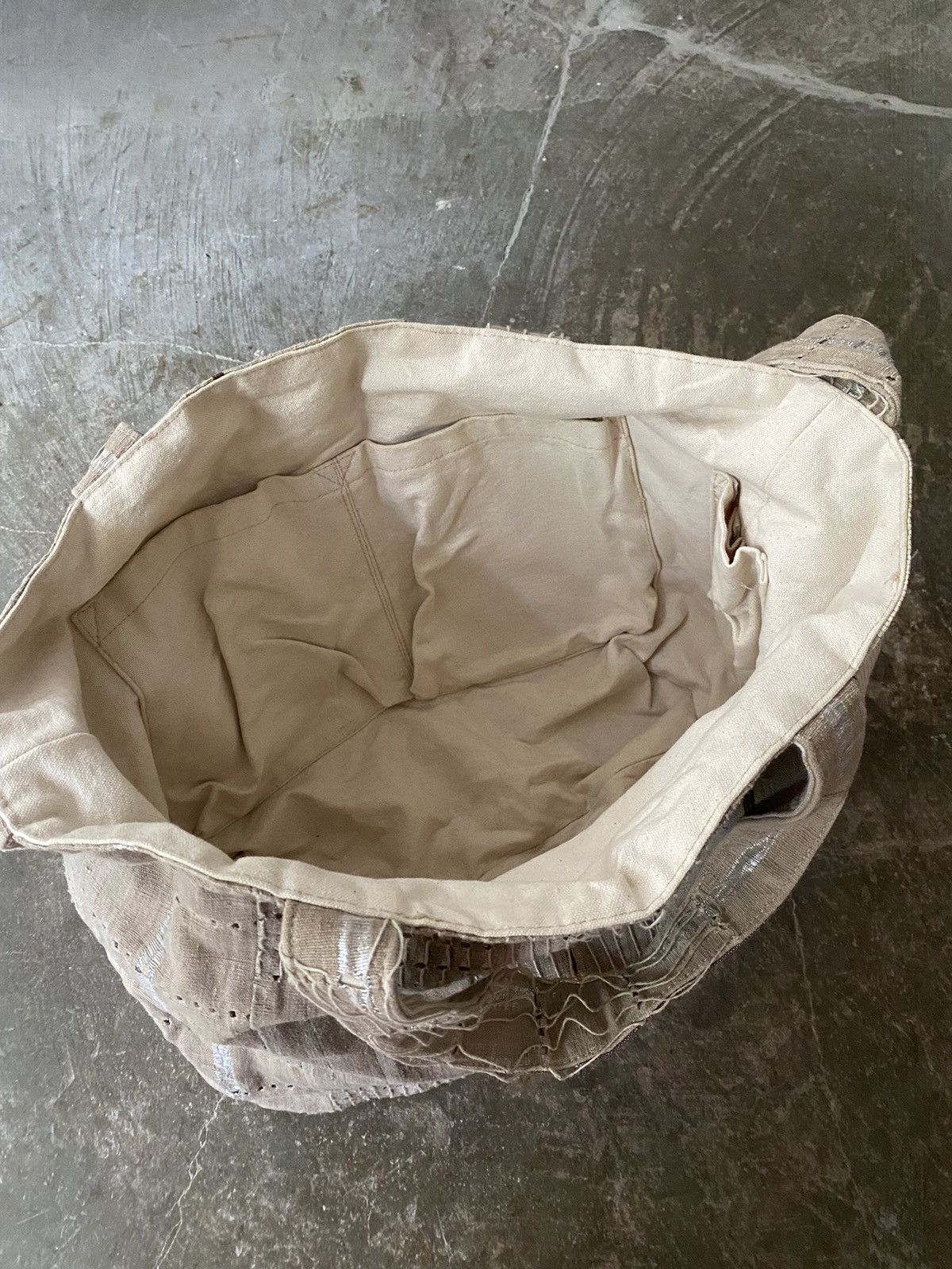Japanese Brand Dosa Luna Patchwork Bag Kapital Comme des Garçons Visvim Size ONE SIZE - 6 Thumbnail