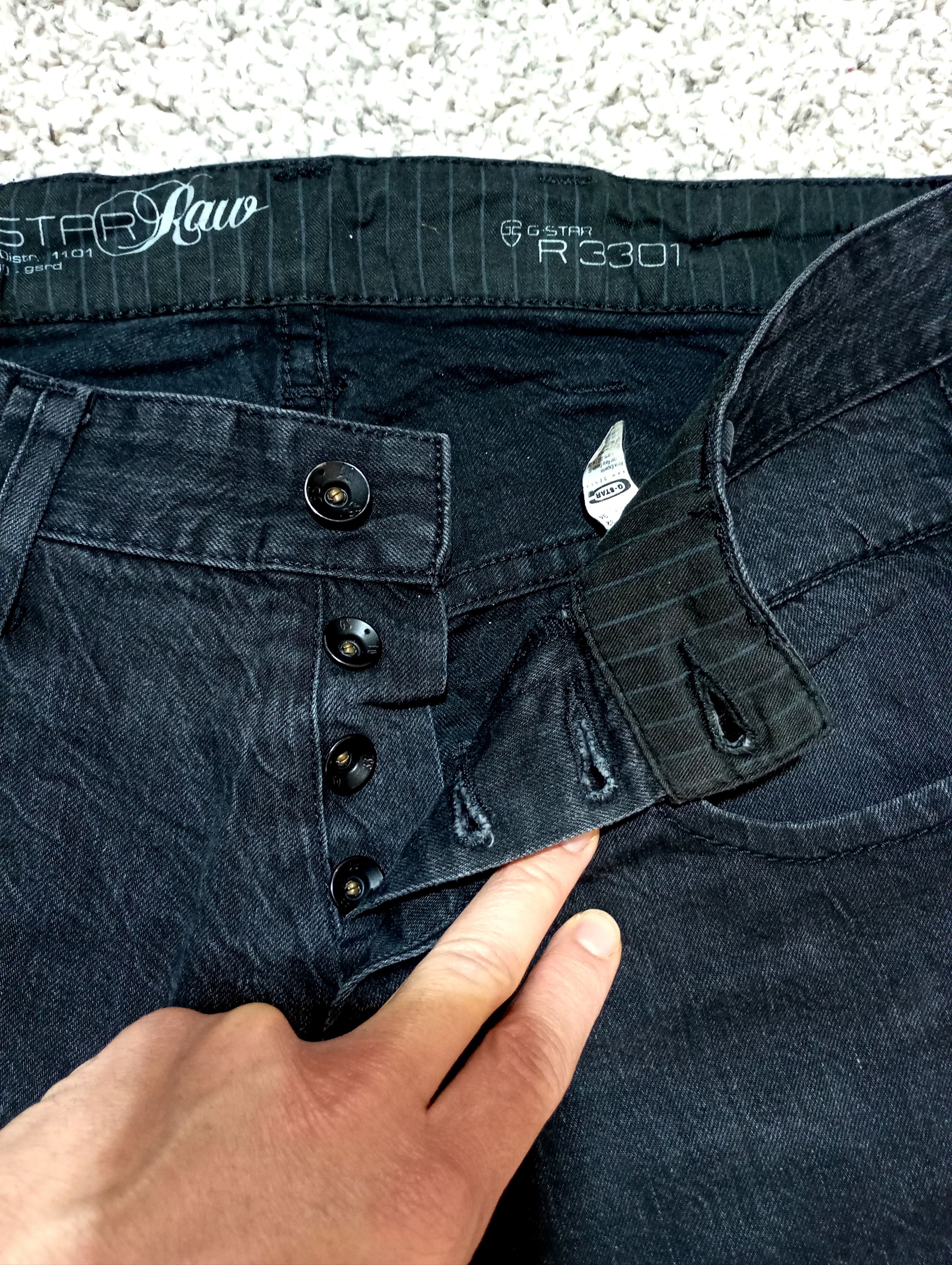 G-Star G-Star Raw 3301 Radar Narrow Midnight Denim Pants Jeans Size US 32 / EU 48 - 9 Thumbnail