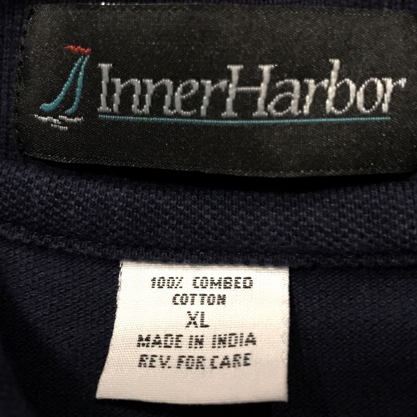 Vintage VINTAGE Inner Harbor Polo Shirt XL Mens Cotton Short Sleeve 1990s Hip Hop Rugby Striped B24 Size US XL / EU 56 / 4 - 2 Thumbnail
