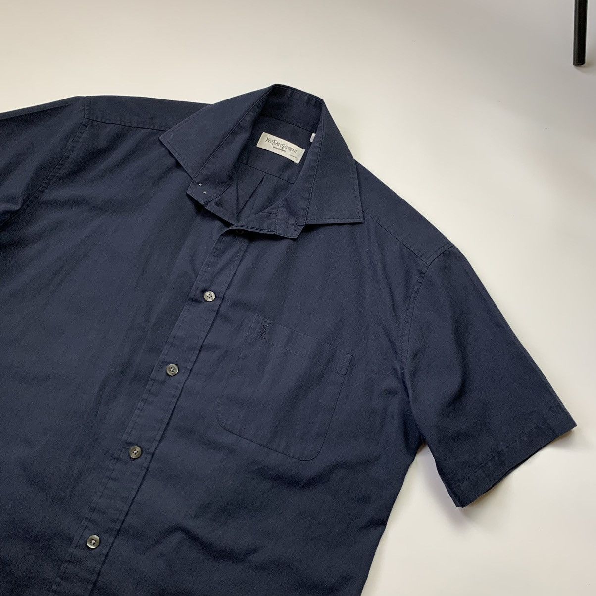 Yves Saint Laurent Vintage Summer YSL Pour Homme Yves Saint Laurent Shirt Logo Size US M / EU 48-50 / 2 - 3 Thumbnail