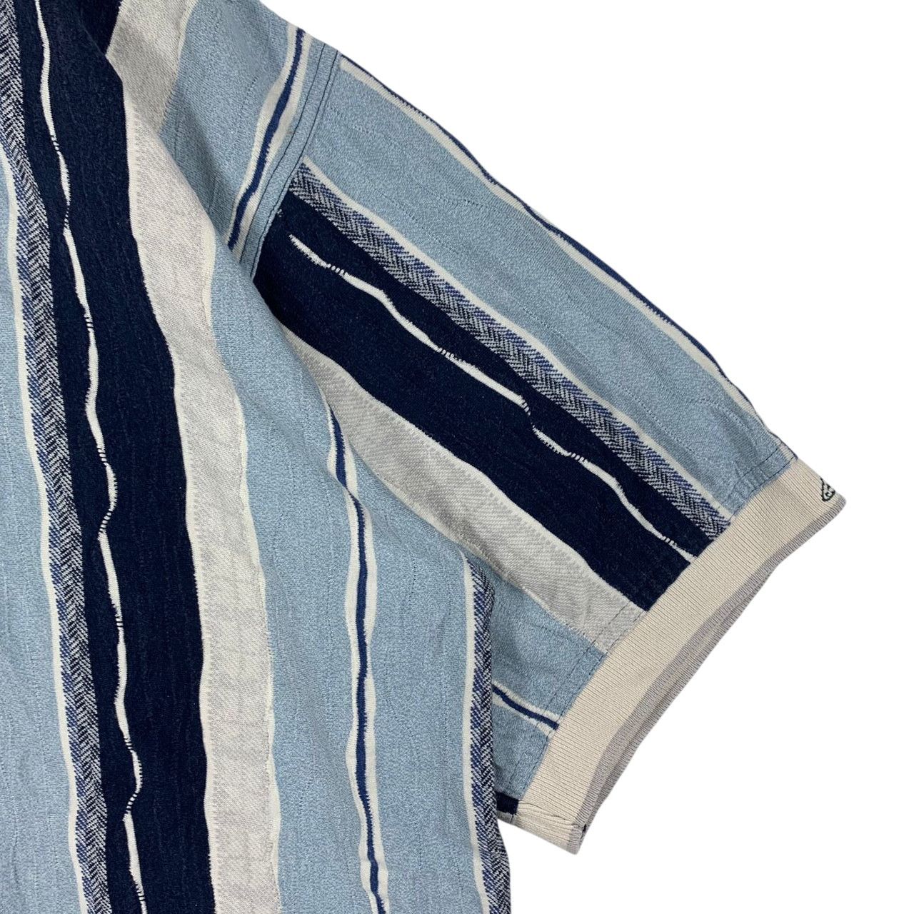 Greg Norman Vintage Greg Norman Collection Striped Polo Shirt Size US XL / EU 56 / 4 - 7 Thumbnail
