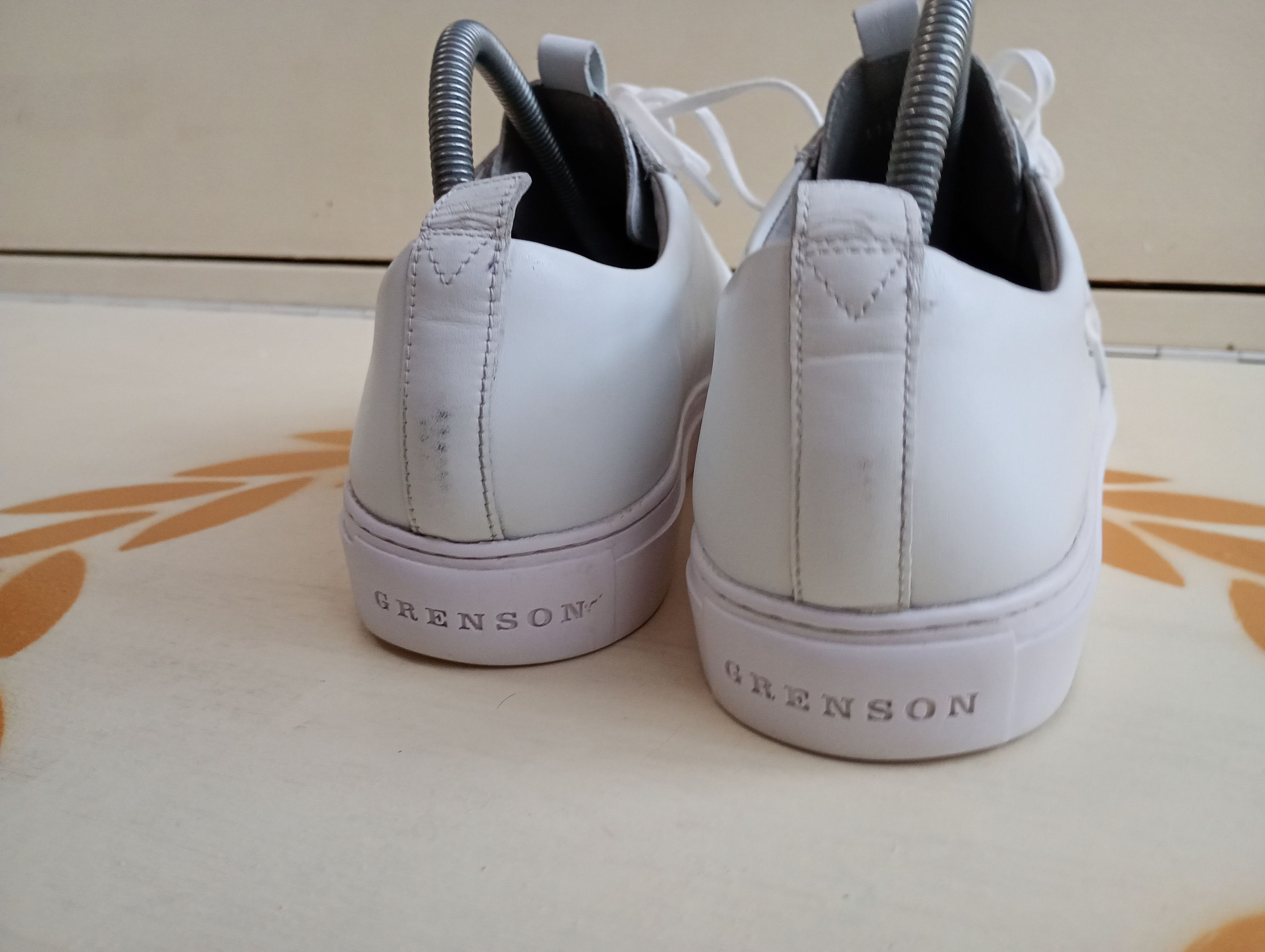 Grenson Grenson White Leather Sneakers Size US 8 / EU 41 - 13 Thumbnail