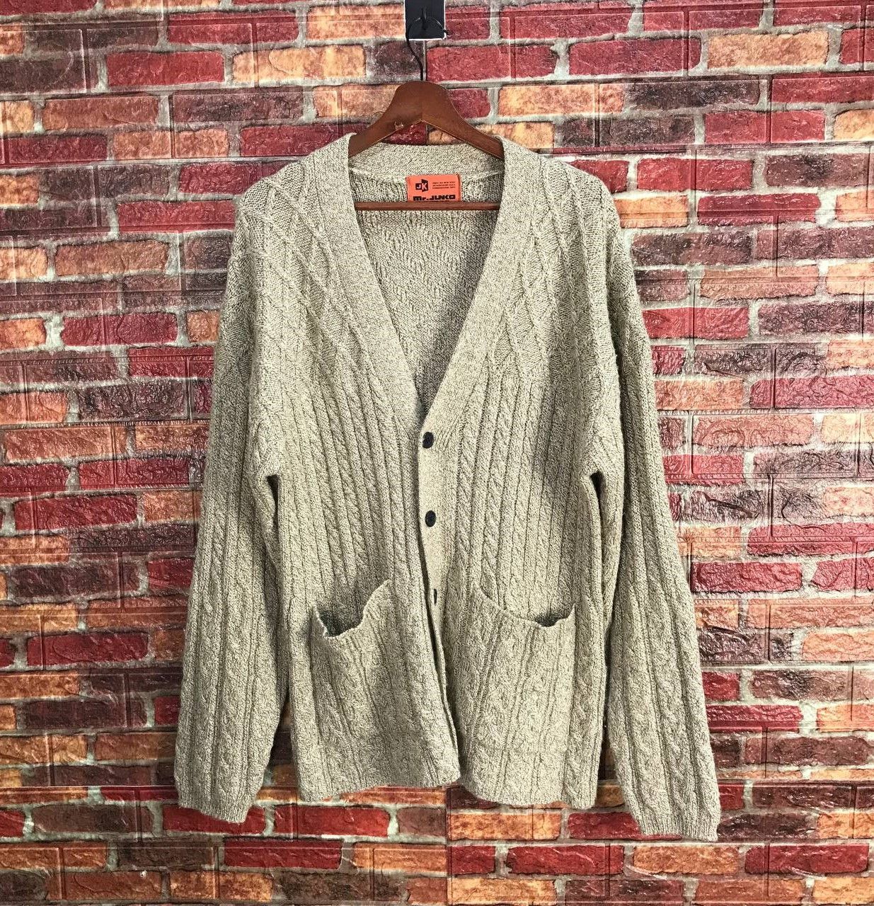 Japanese Brand RARE VINTAGE MR.JUNKO KONSHINO FOR MEN KNIWEAR CARDIGAN Size US M / EU 48-50 / 2 - 1 Thumbnail
