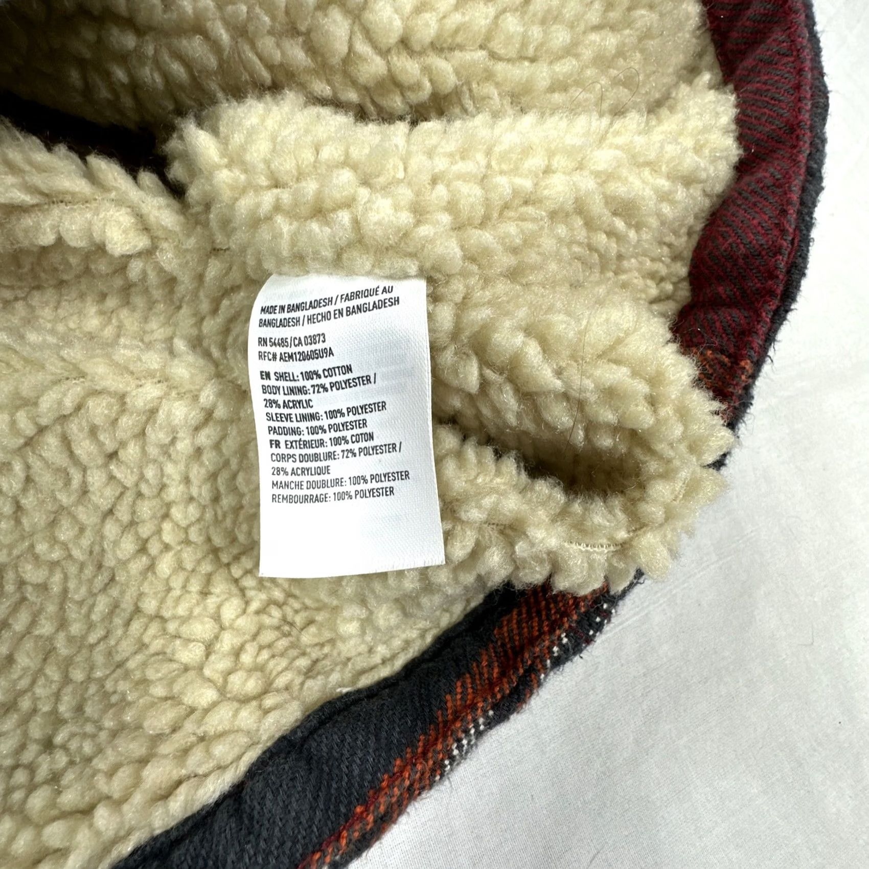 American Eagle Outfitters American Eagle Outfitters Jacket Multicolor Striped Flannel Sherpa Lined Cardigan? Size M / US 6-8 / IT 42-44 - 6 Thumbnail