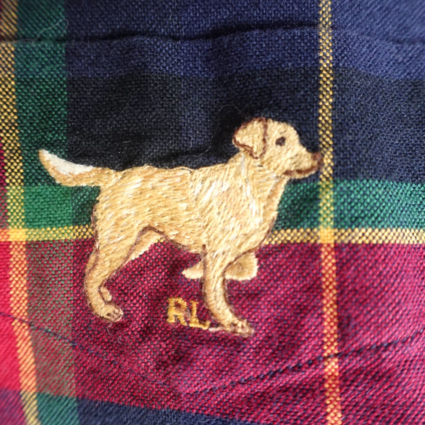 Polo Ralph Lauren Polo Ralph Lauren Shirt Large Blue Red Plaid Oxford OCBD Blake Yellow Lab Shirt Size US L / EU 52-54 / 3 - 2 Thumbnail