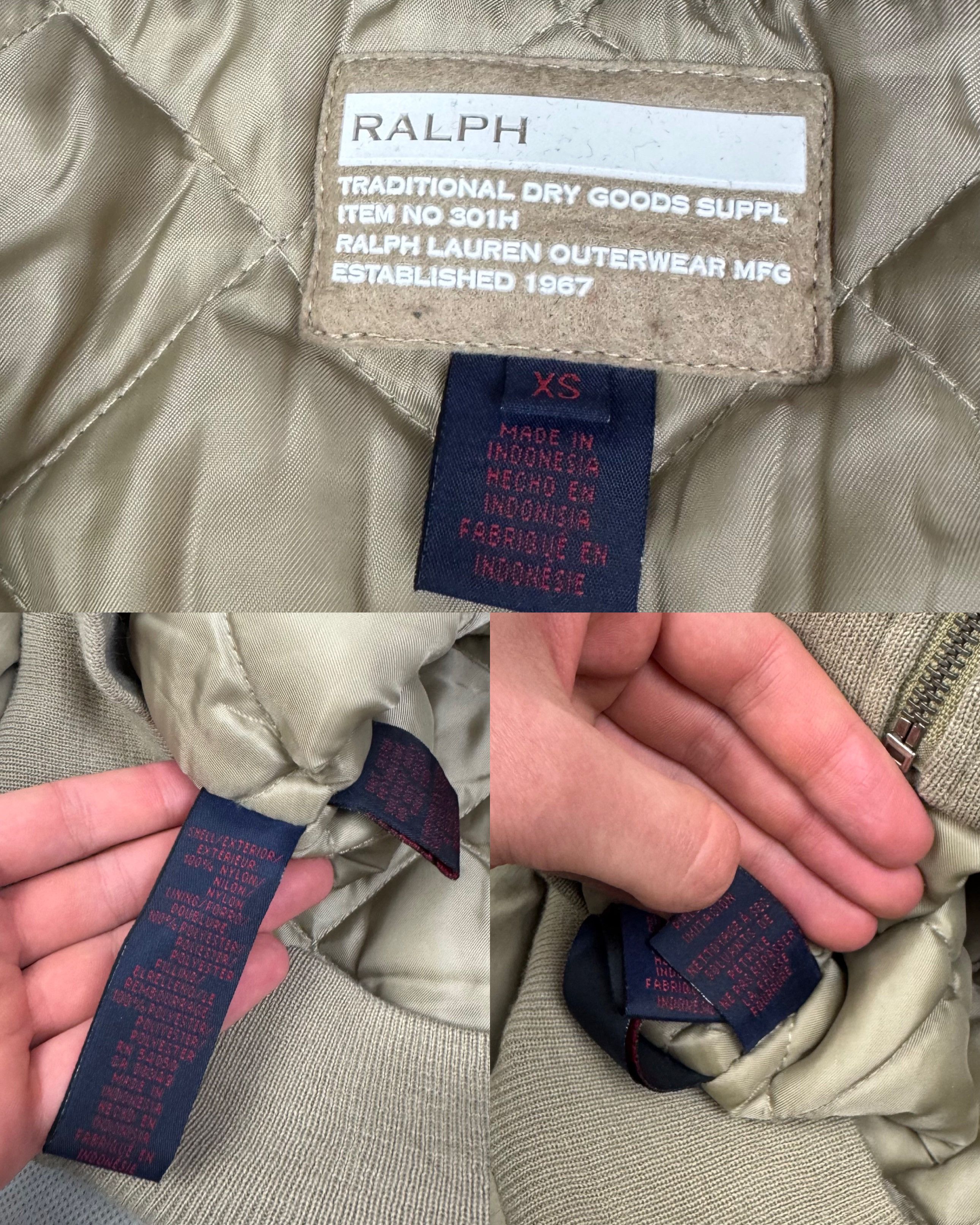 Ralph Lauren Ralph Lauren beige Long Sleeve Hooded Full Zip Jacket XS Size XS / US 0-2 / IT 36-38 - 3 Thumbnail