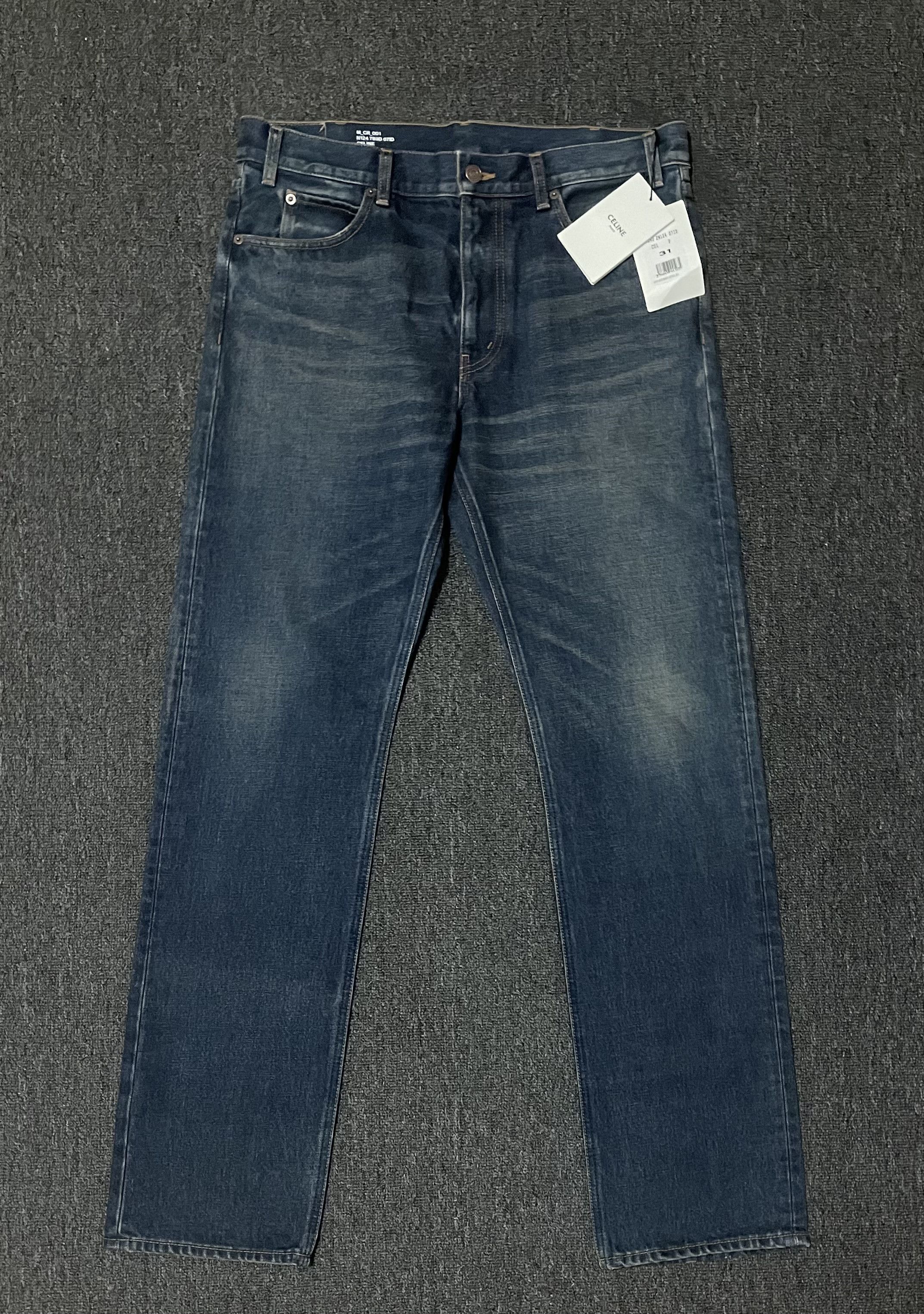 image of Celine Jeans Size 31 in Green, Men's