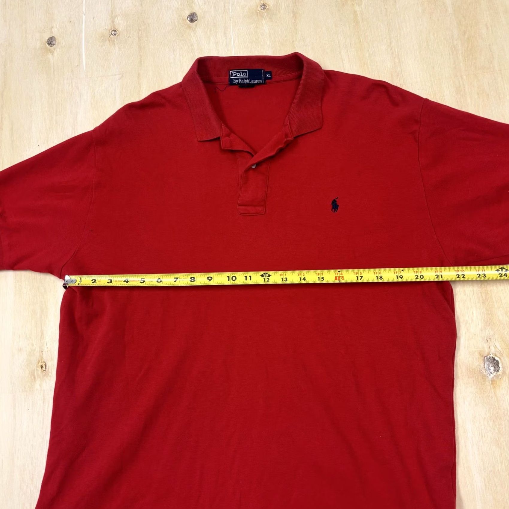 Polo Ralph Lauren Polo Ralph Lauren Polo Shirt Mens XL Red Solid Short Sleeve Pony Logo Casual Size US XL / EU 56 / 4 - 5 Thumbnail