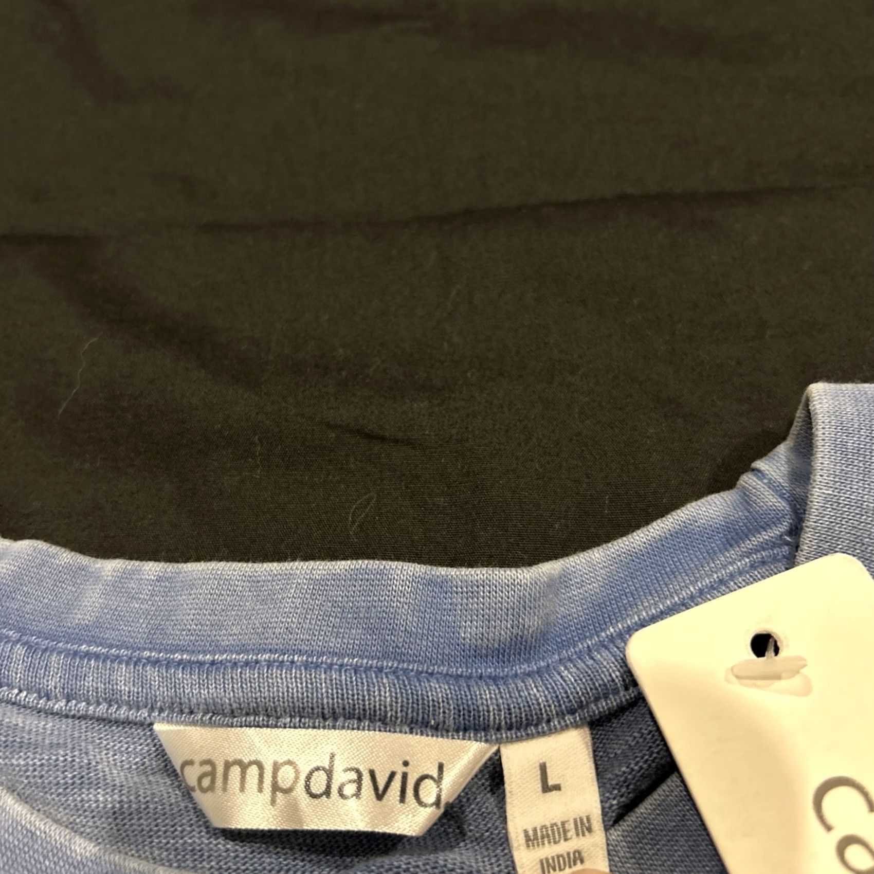 Vintage Camp David Men’s T-Shirt Shirt Short Sleeve Crew Neck Blue Wisconsin USA NWT L Size US L / EU 52-54 / 3 - 2 Thumbnail