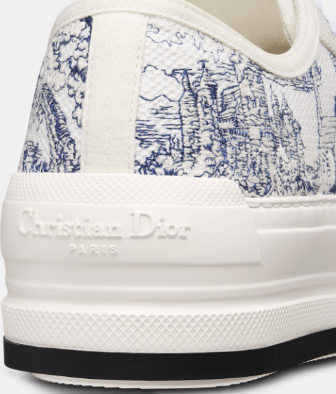Dior o1w1db10426 KCK385 Low-Top Sneakers in Deep Blue/White Size US 12 / IT 42 - 3 Thumbnail