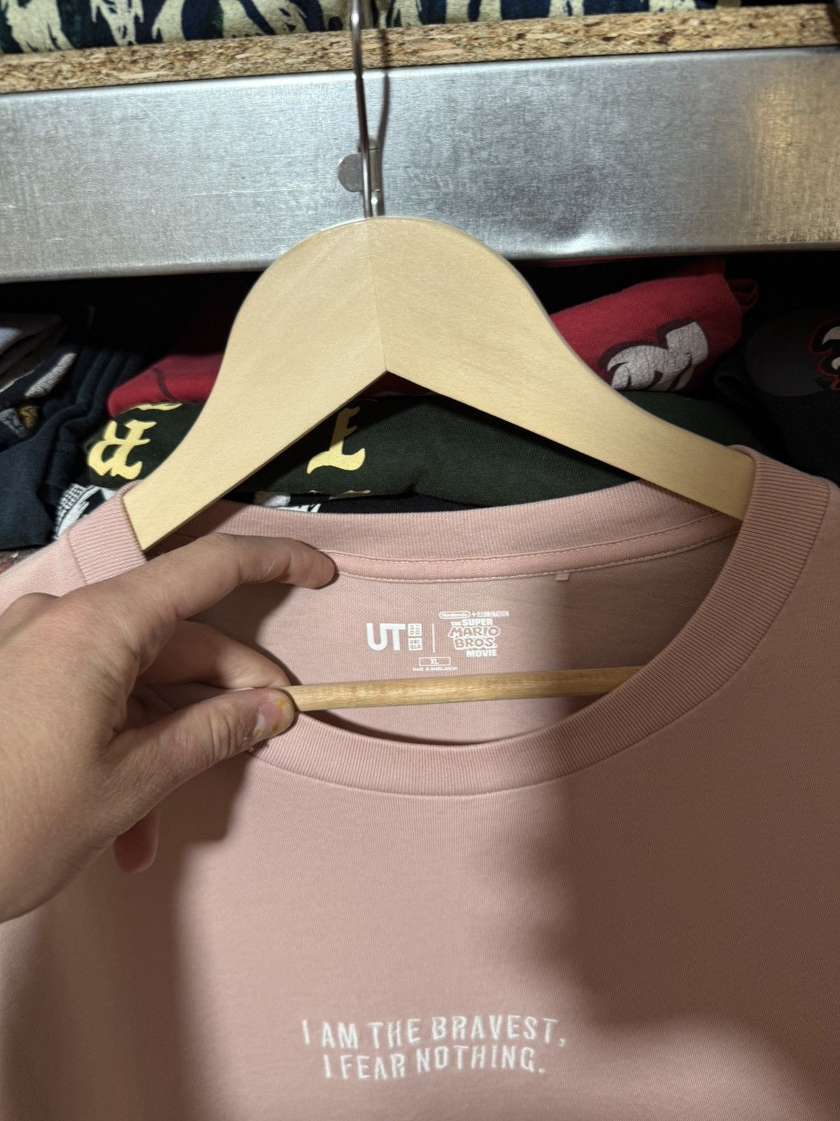 Japanese Brand × Nintendo × Uniqlo Uniqlo Super Mario Game Cartoon Nintendo T-Shirt Y2K Hype Size US XL / EU 56 / 4 - 6 Thumbnail