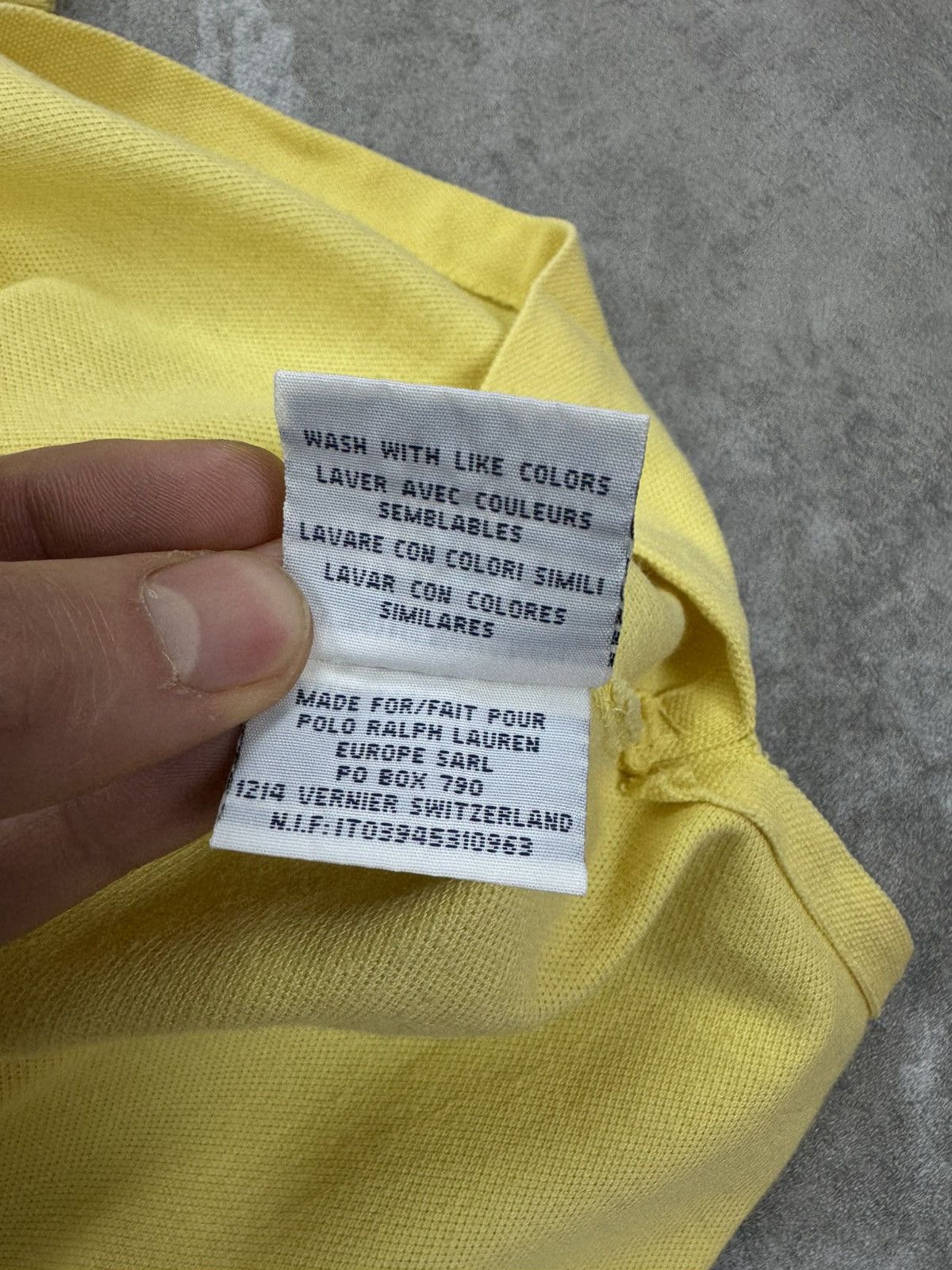 Polo Ralph Lauren Vintage Polo Ralph Lauren Yellow custom fit polo shirt Size US XL / EU 56 / 4 - 6 Thumbnail