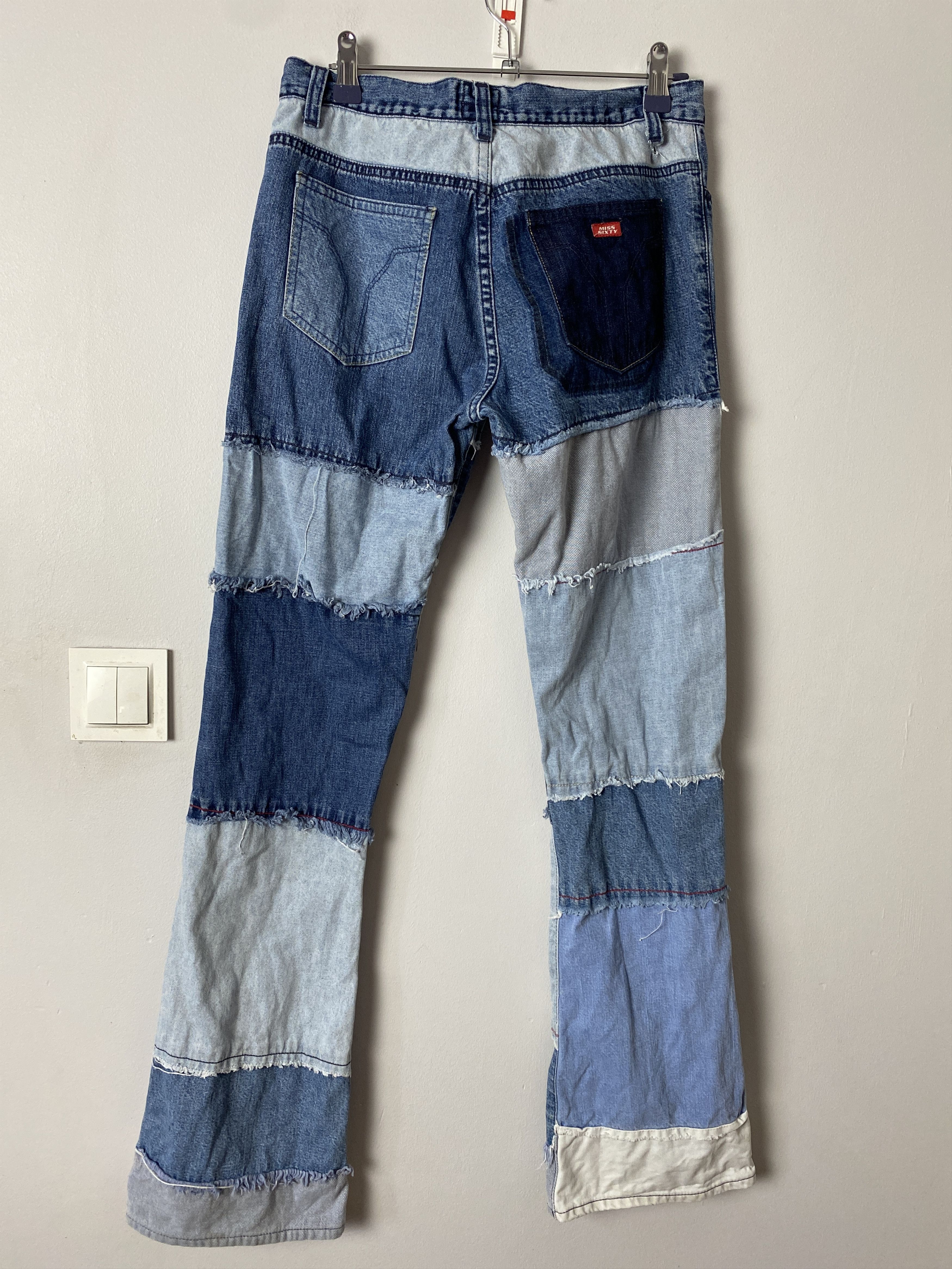 Miss Sixty Miss Sixty vintage denim jeans pants patchwork alternative Size 29" - 5 Thumbnail