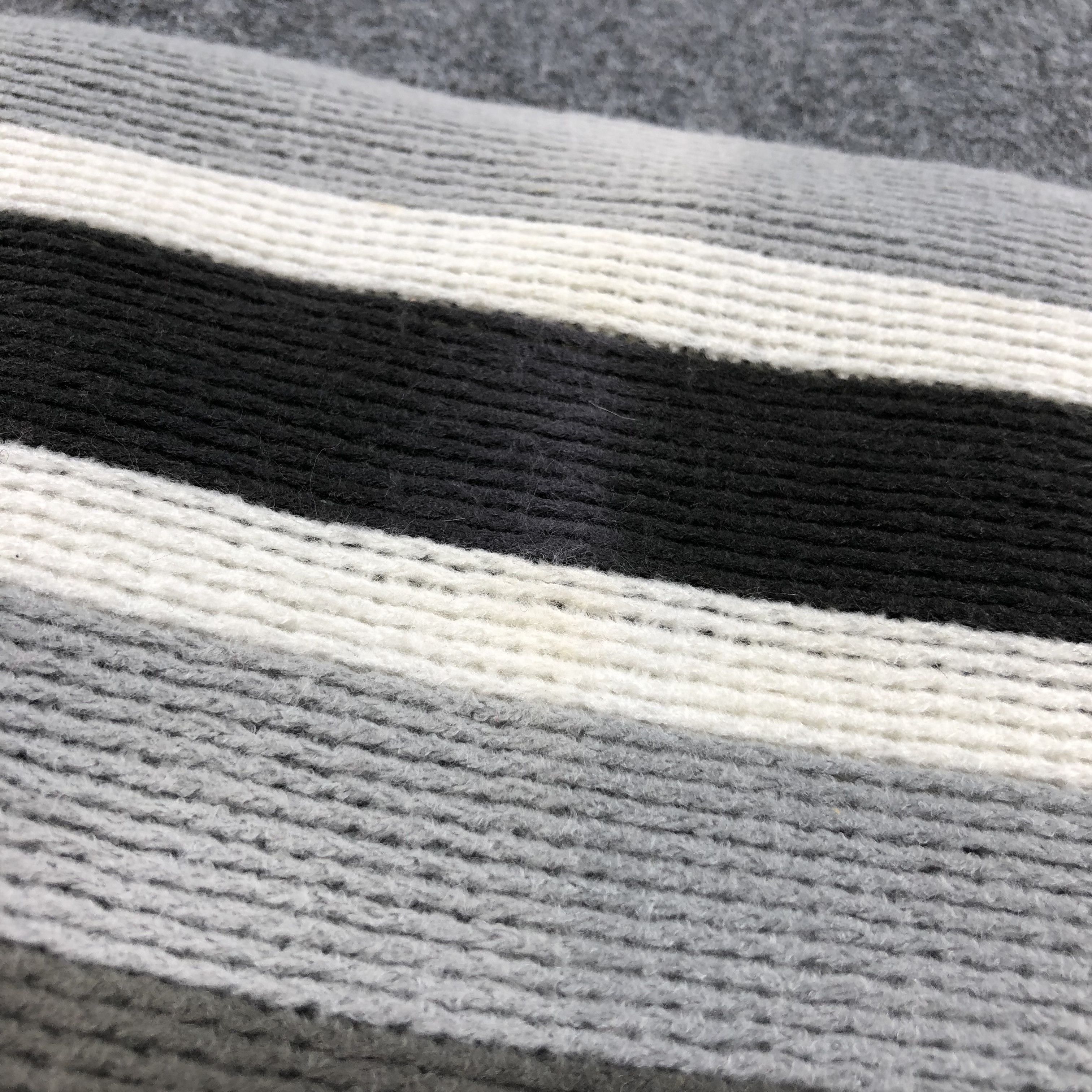 Takeo Kikuchi Takeo Kikuchi Stripes Wool Scarf Muffler V663 Size ONE SIZE - 6 Thumbnail
