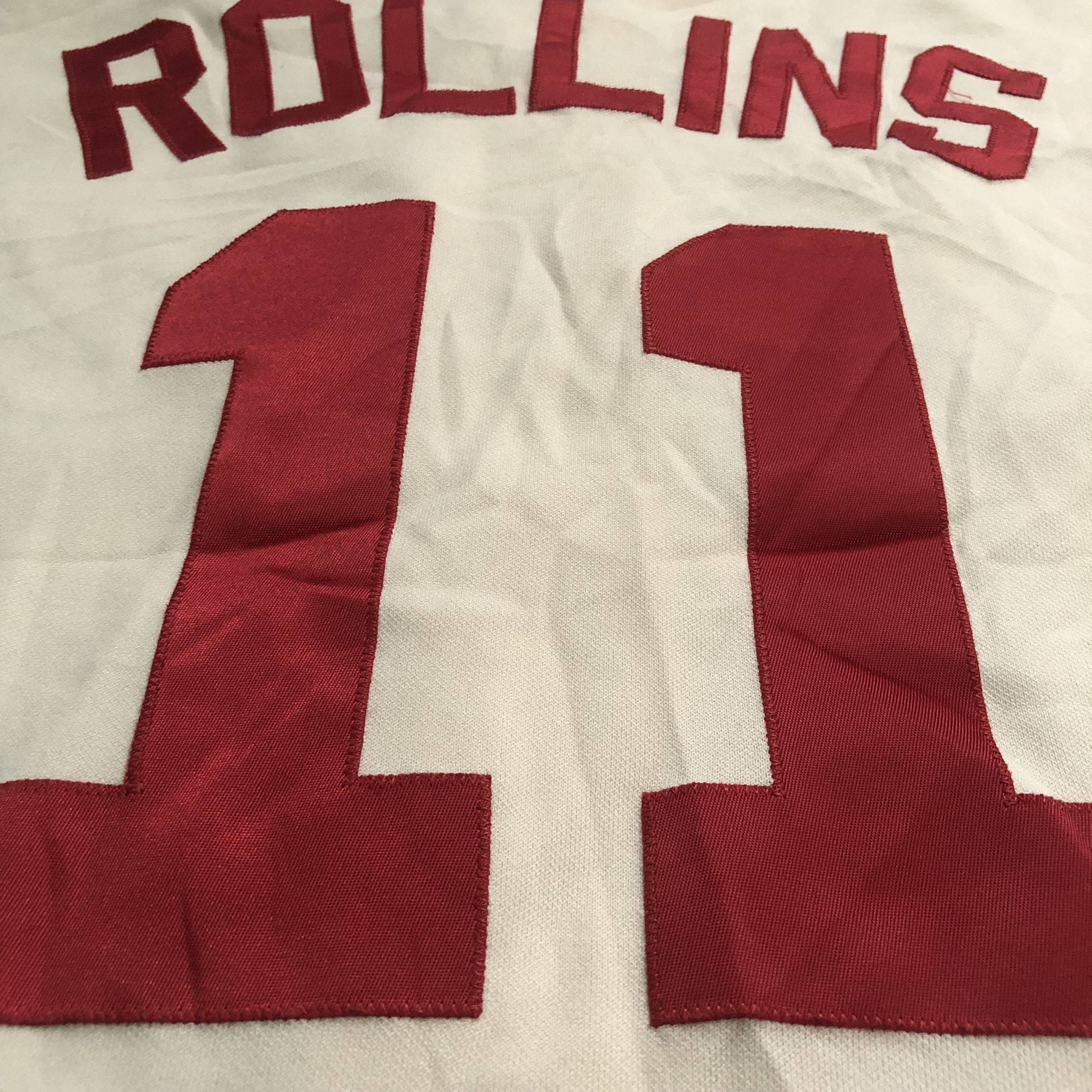 MLB Vintage 2008 Phillies Rollins MLB American baseball jersey Size US M / EU 48-50 / 2 - 8 Thumbnail