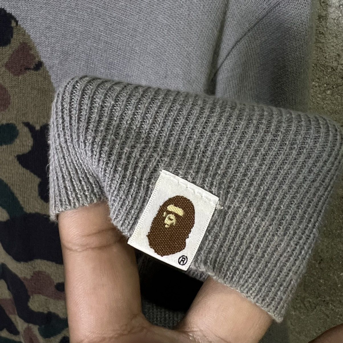 Bape Bape - Big Logo Camo - Knitted Size US L / EU 52-54 / 3 - 4 Thumbnail