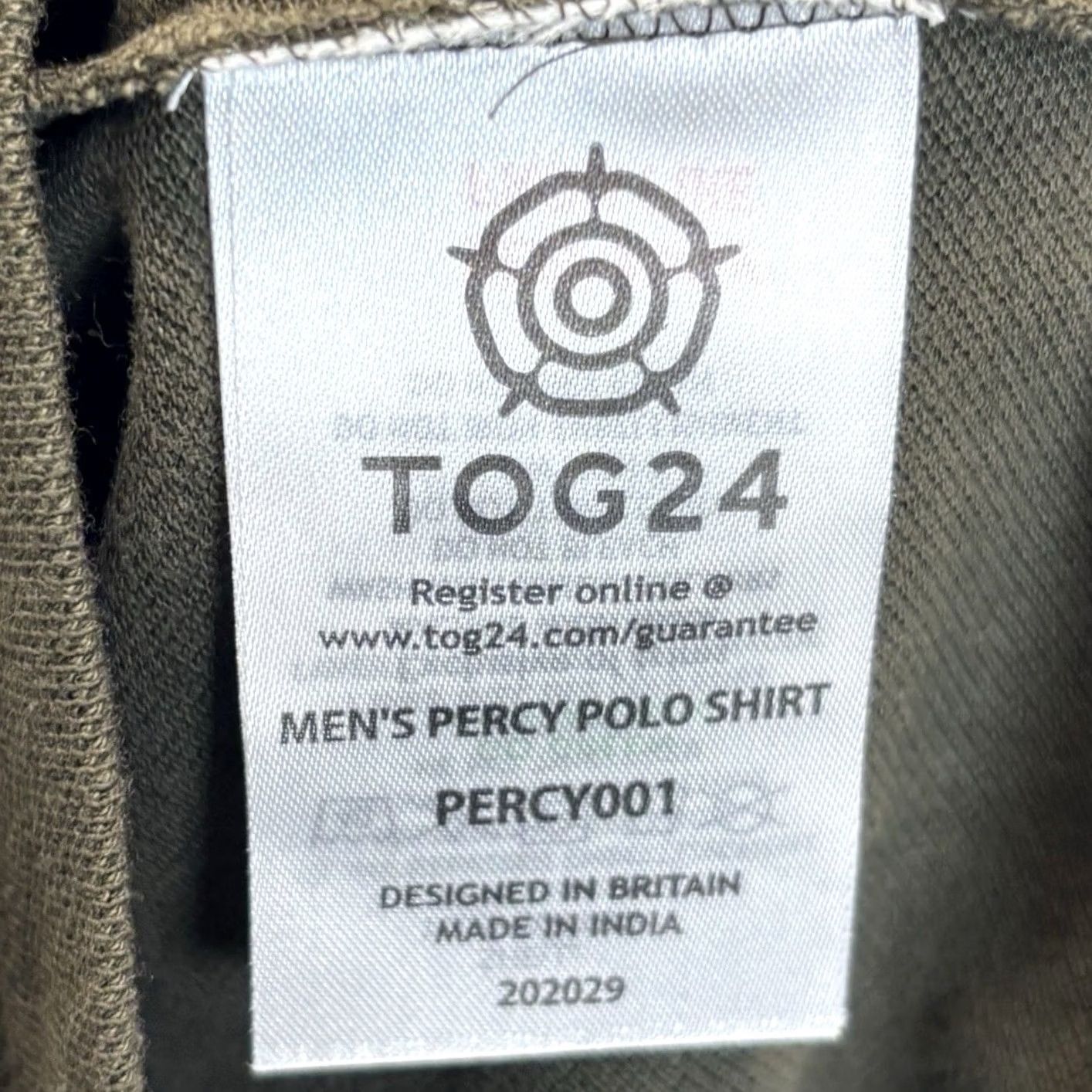Vintage VINTAGE Tog 24 Percy Polo Shirt Mens Large Khaki BNWT Defects Size US L / EU 52-54 / 3 - 7 Thumbnail