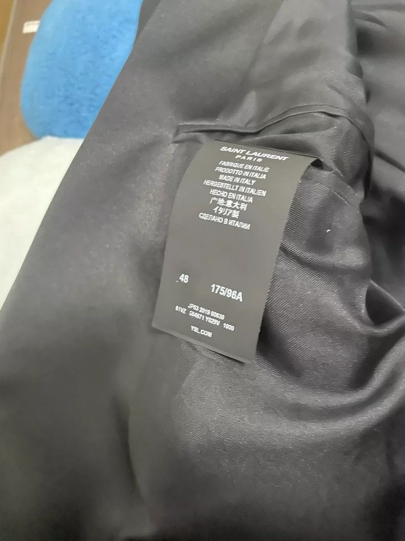 Saint Laurent Paris Classic Saint Laurent Smoking Jacket-2506 Size US L / EU 52-54 / 3 - 4 Thumbnail