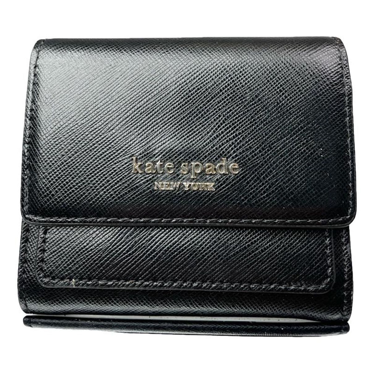 Kate Spade Black Leather Wallet Size ONE SIZE - 1 Thumbnail