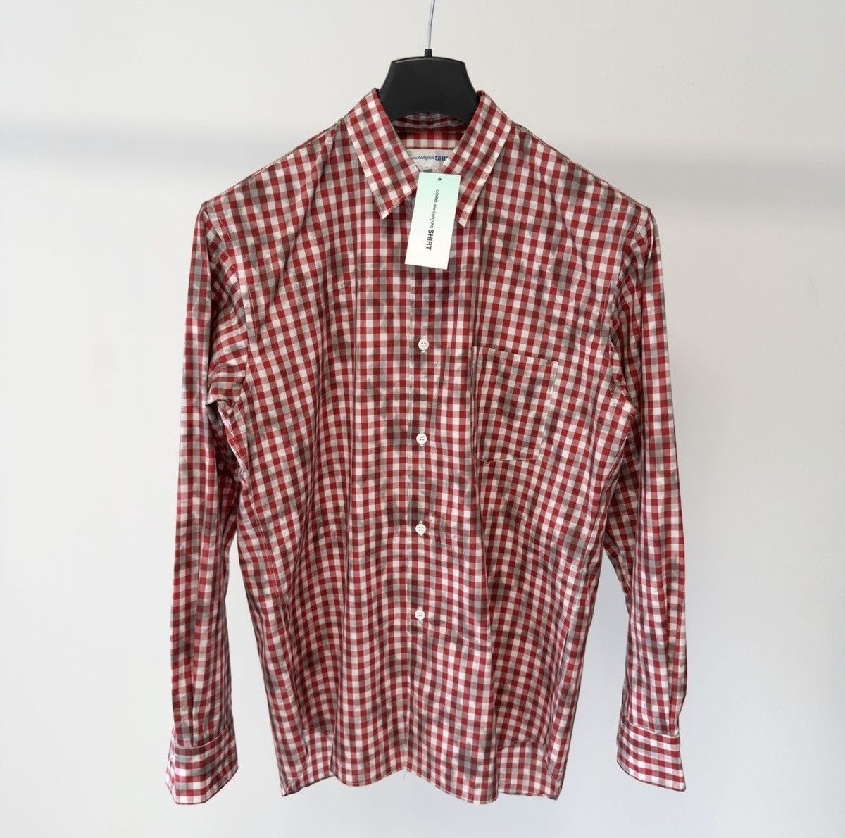 Comme des Garcons ‘Dirt Effect’ Gingham Check Shirt Size US M / EU 48-50 / 2 - 14 Thumbnail