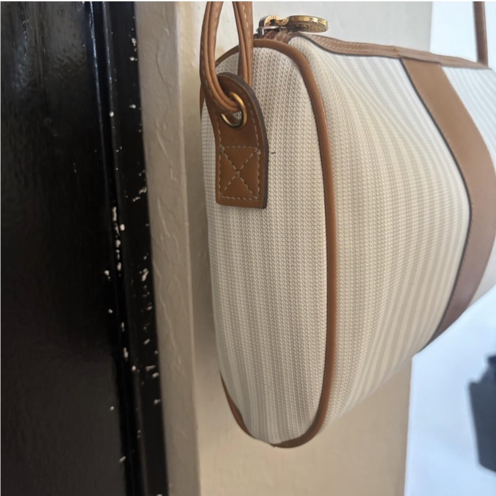 Other ( Moda Italia) Elegant White and Tan Women's Bag Size ONE SIZE - 6 Thumbnail