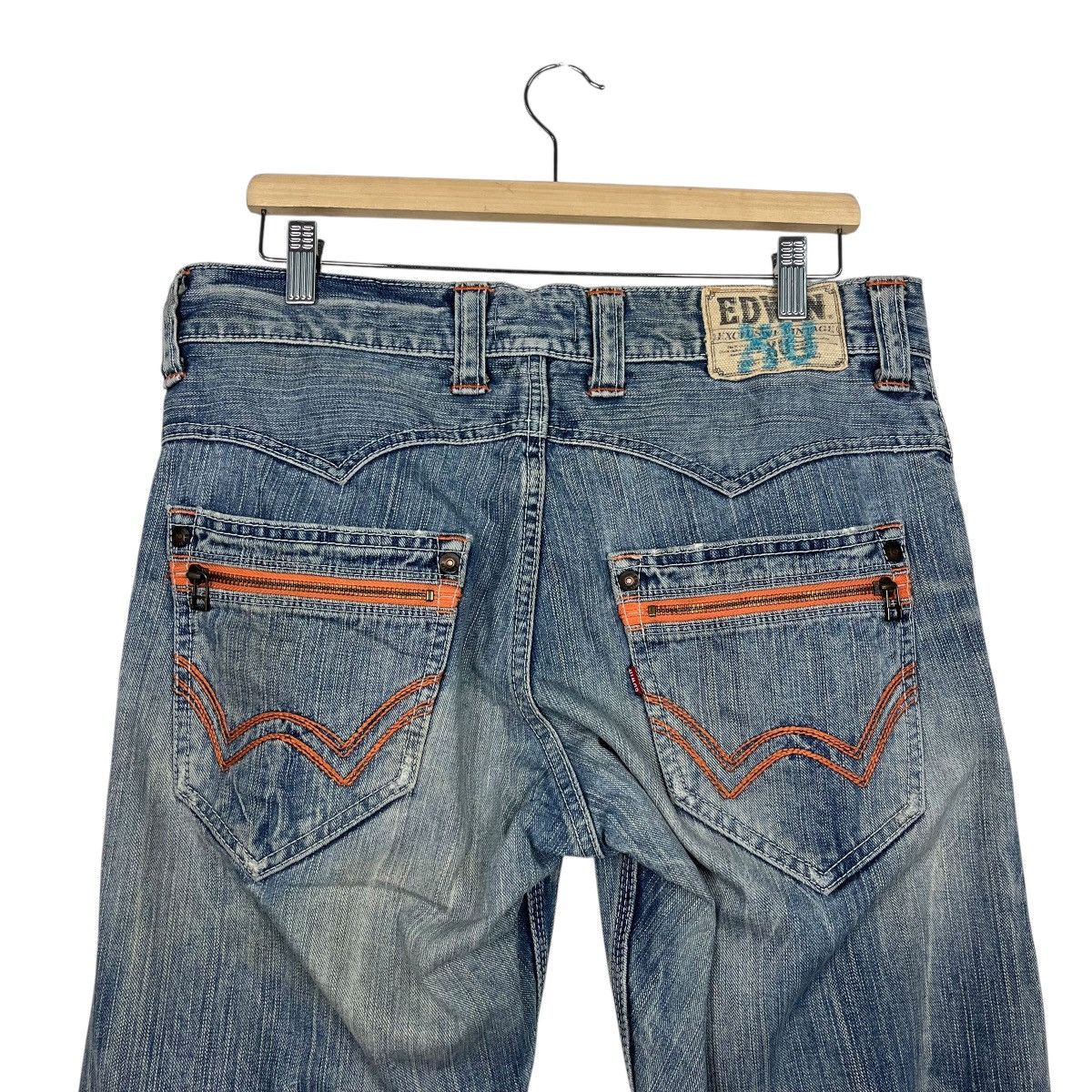 Edwin Vintage Edwin Distressed Workwear Denim Jeans Size US 34 / EU 50 - 6 Thumbnail