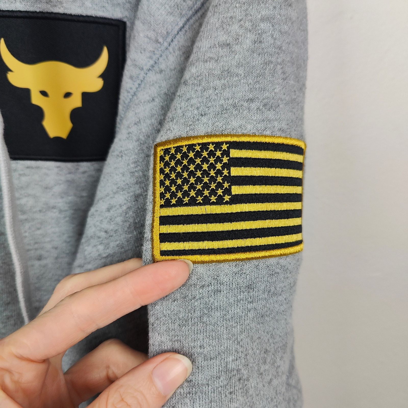 Under Armour Under Armour Project Rock Hoodie Sweatshirt Men Small Gray Size US S / EU 44-46 / 1 - 3 Thumbnail