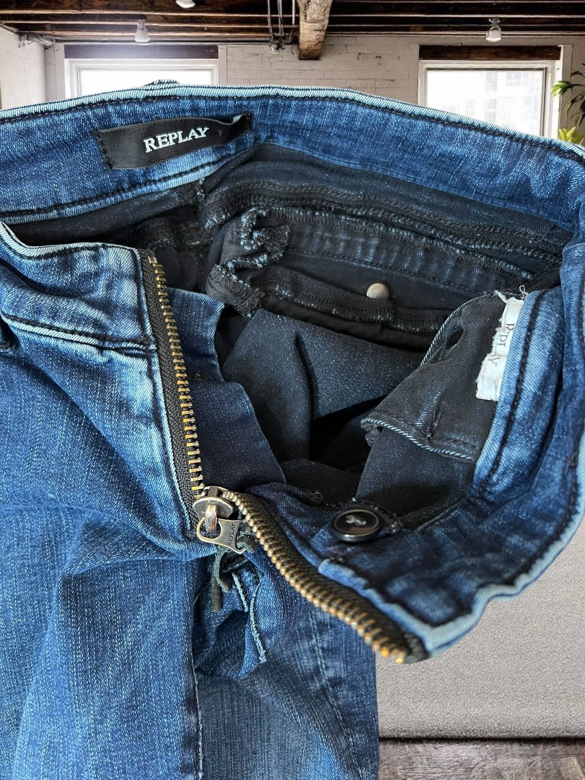 Replay Replay jeans size S/M very stretchy Size 27" / US 4 / IT 40 - 5 Thumbnail