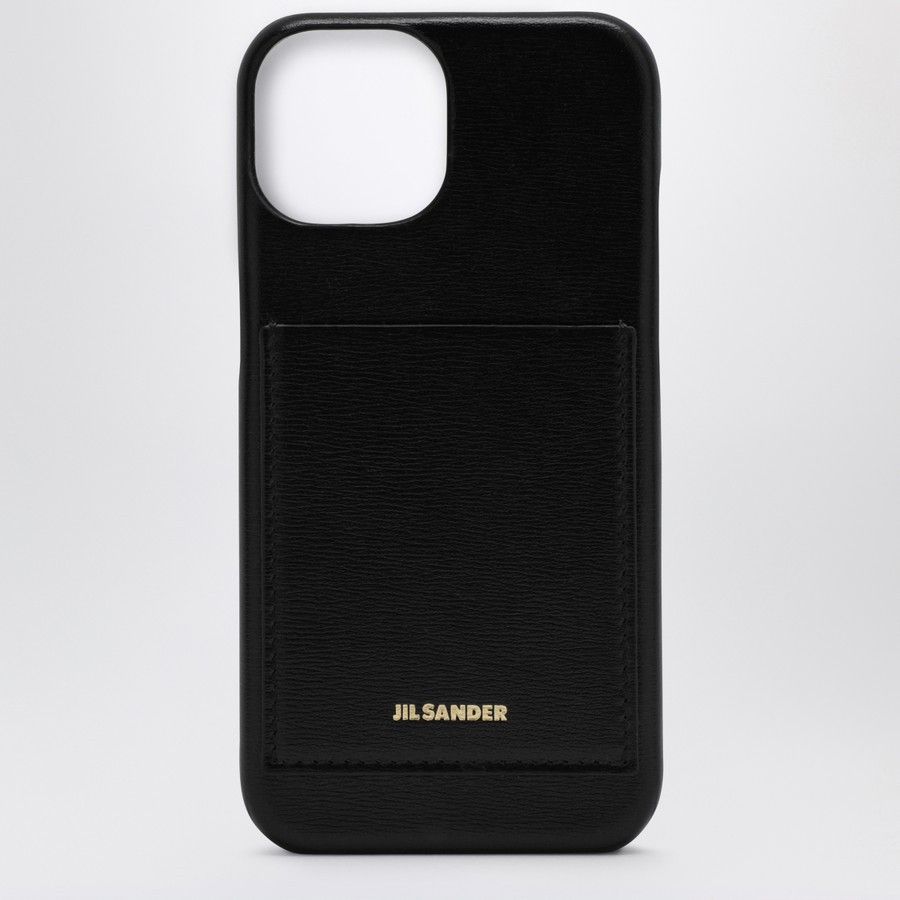 o1d2blof0824 Size: OS / Leather iPhone 15 Cases in Black