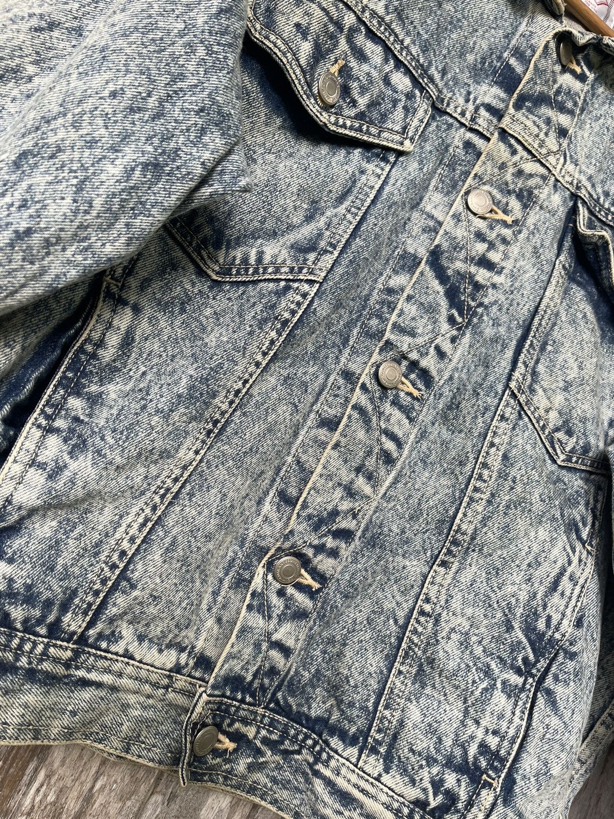 Designer Bell Scott Acid Wash Denim Jacket - Vintage 80s/90s Size US L / EU 52-54 / 3 - 3 Thumbnail