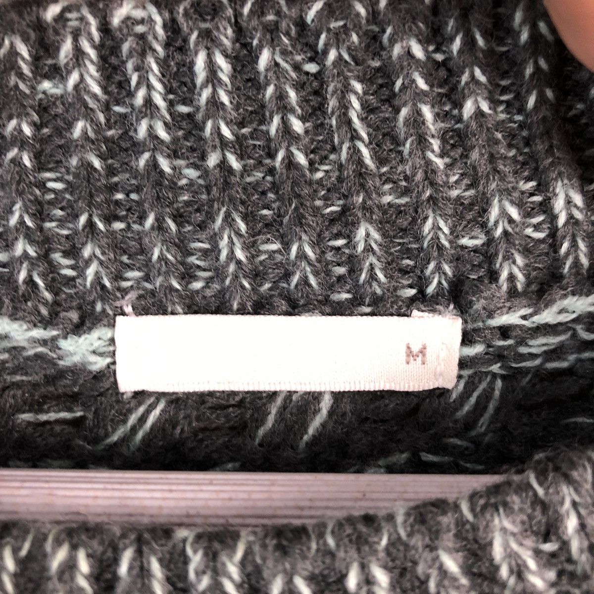 GU × Homespun Knitwear GU Green two tone sweatshirt long Knitwear #A2502 Size M / US 6-8 / IT 42-44 - 9 Thumbnail