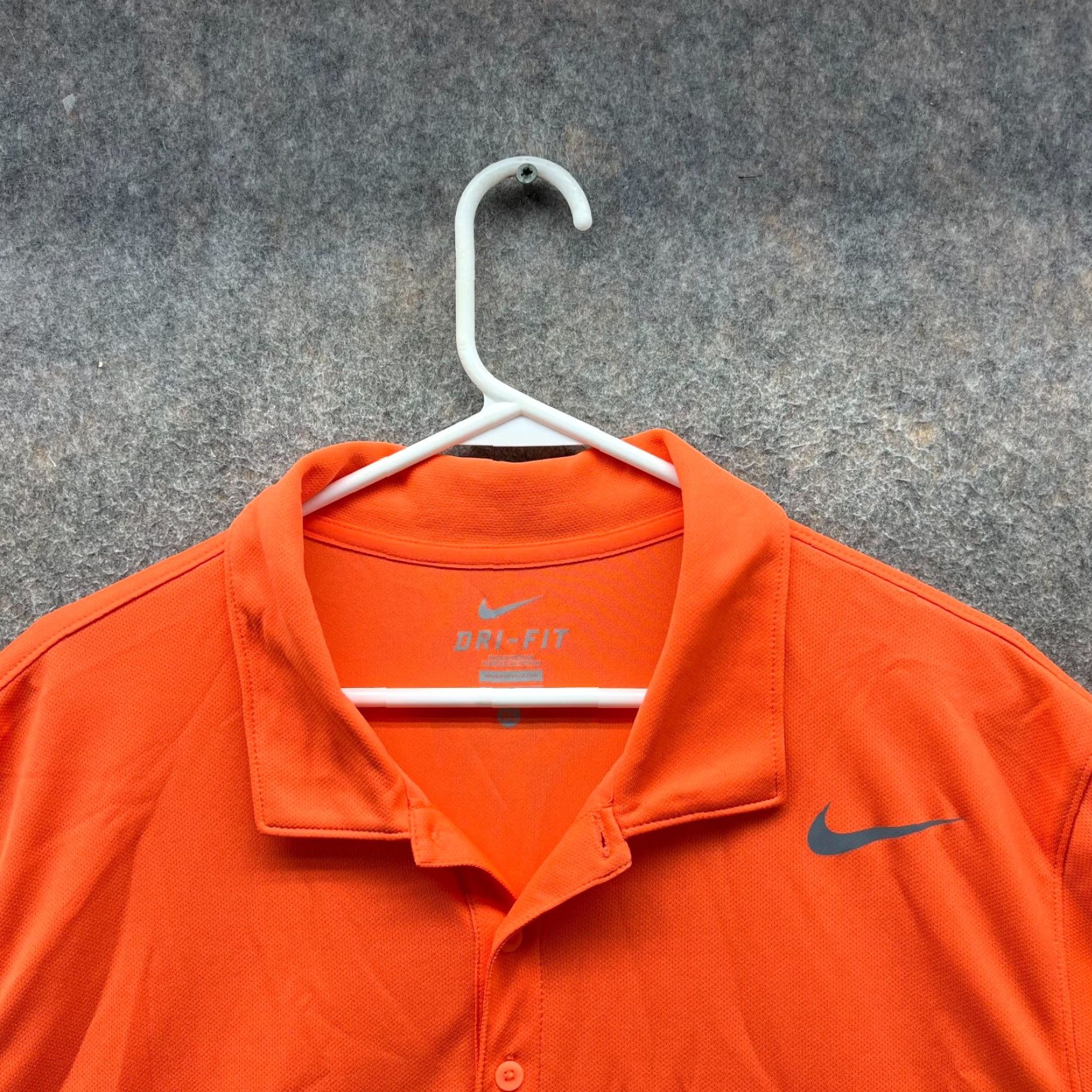 Nike Nike Polo Shirt Mens XL Orange Athletic Dri Fit Golf Swoosh Performance Shirt Size US XL / EU 56 / 4 - 6 Thumbnail