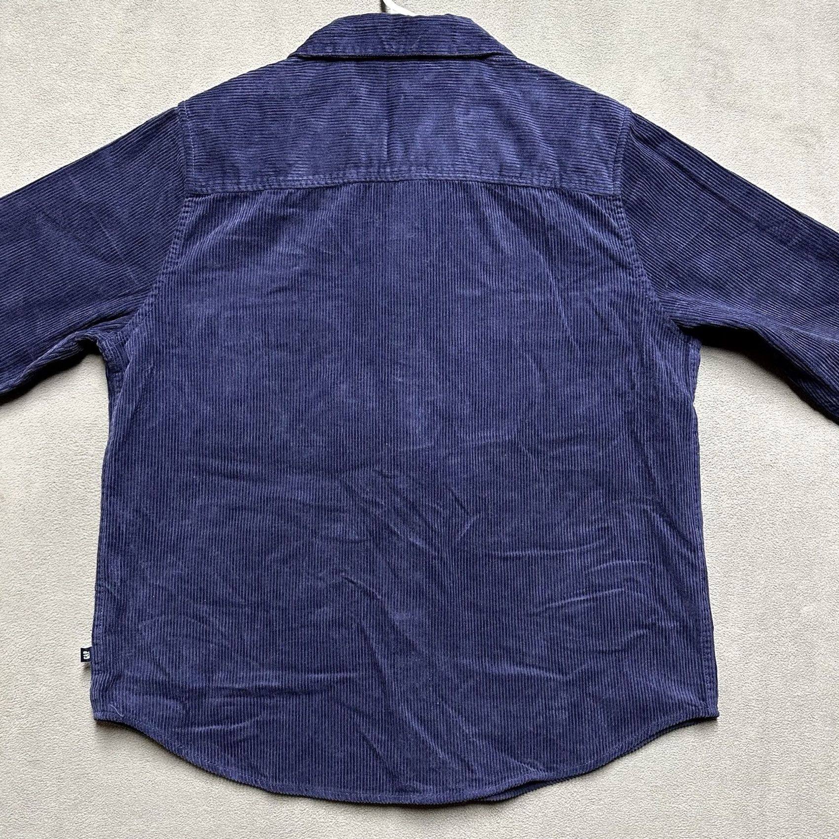 Gap Gap Shirt Mens Medium Blue Corduroy Button Up Long Sleeve Size US M / EU 48-50 / 2 - 2 Thumbnail
