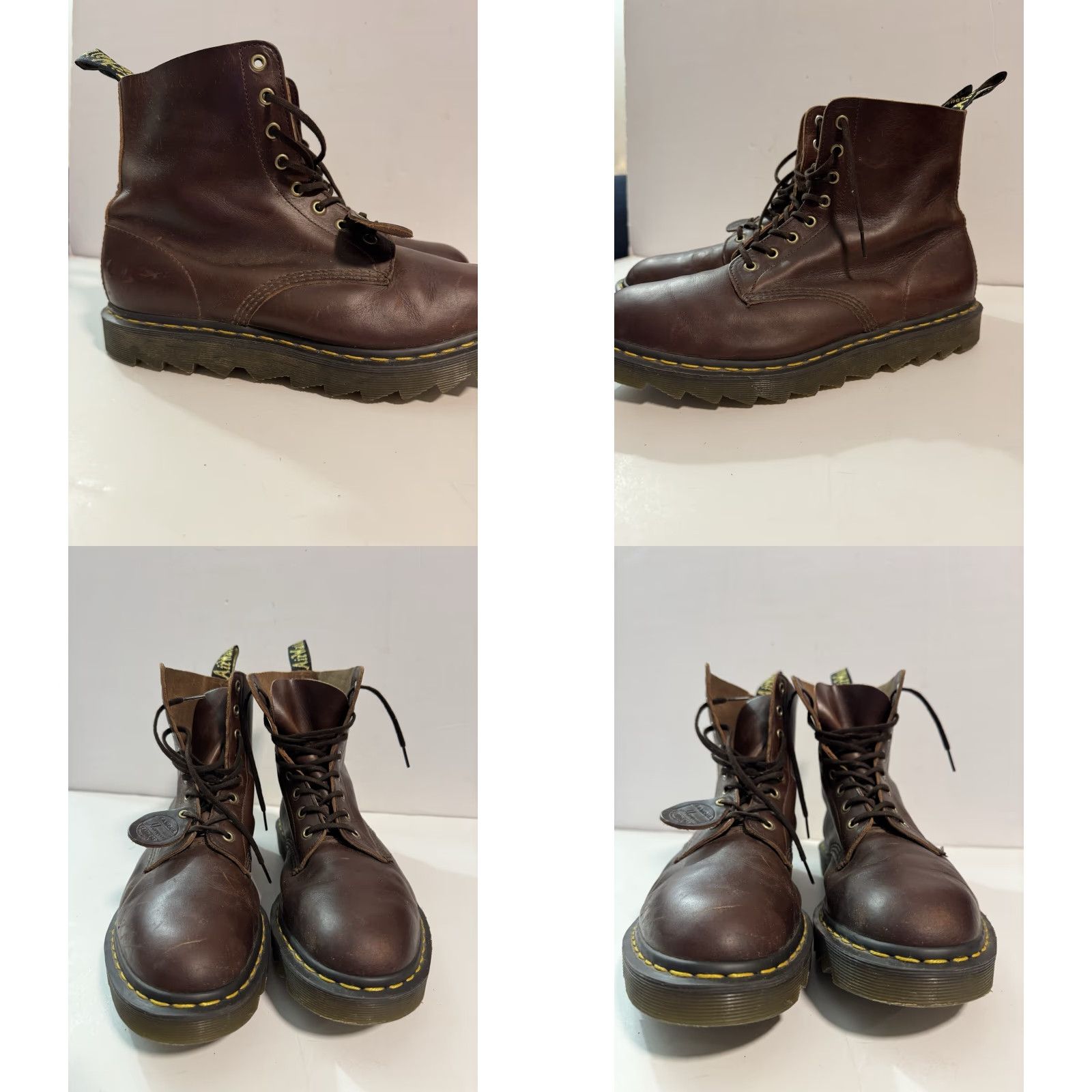 Dr. Martens VINTAGE Dr. Martens 1460 Made England Horween Leather Boots Brown Discontinued Size 13 Mens Leather Boots Size US 13 / EU 46 - 8 Thumbnail