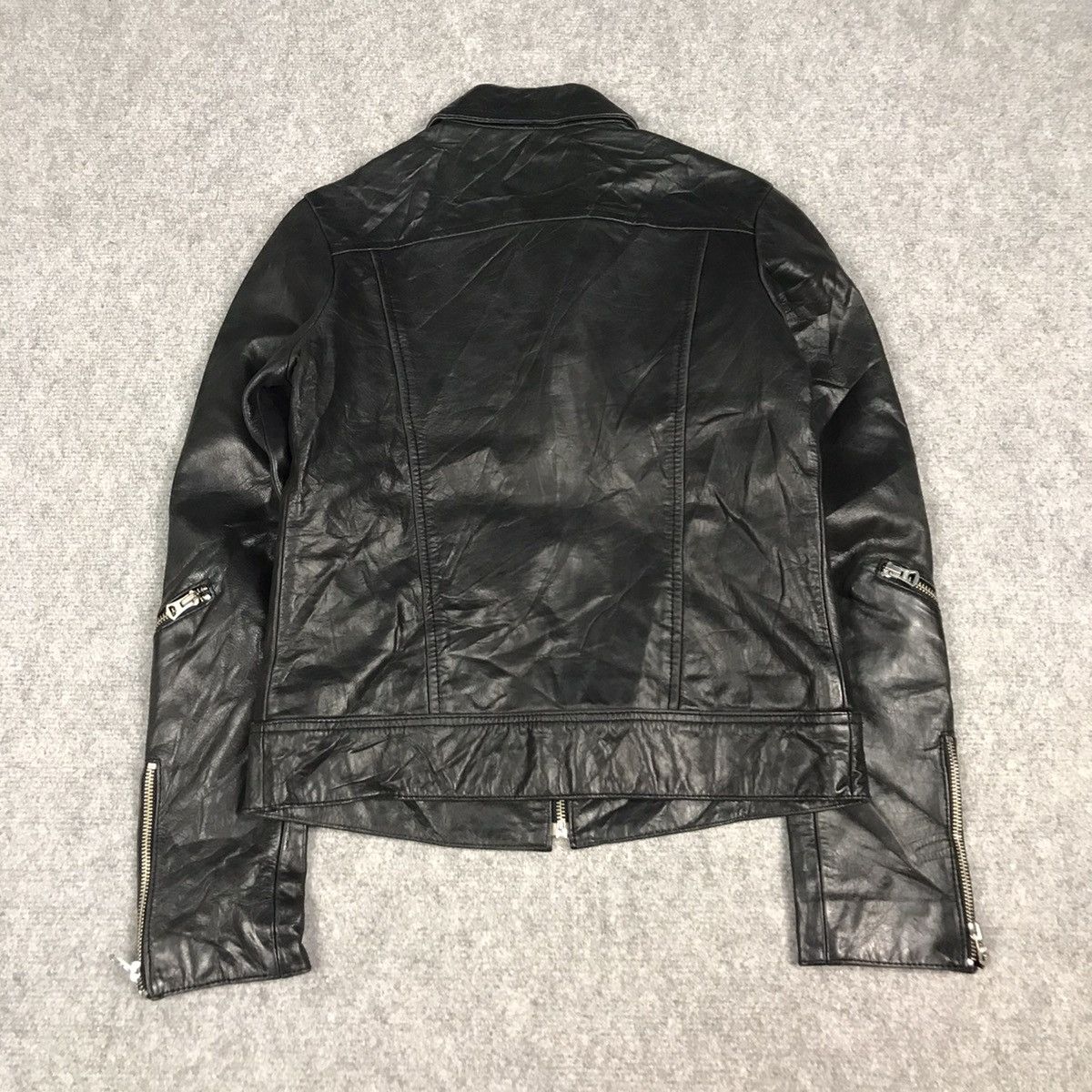 Japanese Brand × Lee LEE MULTI ZIPPER PUNK GOTHIC STYLE LEATHER JACKET Size S / US 4 / IT 40 - 7 Thumbnail