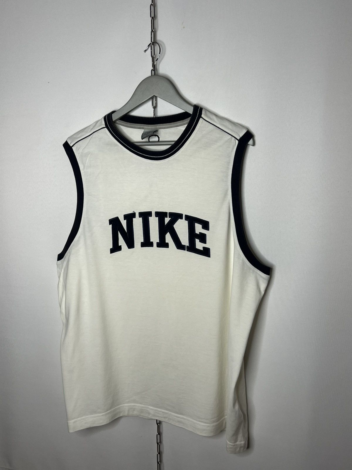 Nike Vintage Nike Big Logo Tee T-Shirt Vest Size US XXL / EU 58 / 5 - 2 Thumbnail