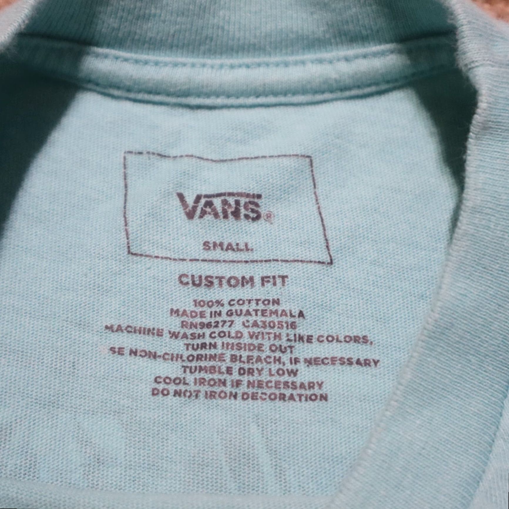 Vans VANS Shirt Men Small S Blue Logo T-Shirt Size US S / EU 44-46 / 1 - 3 Thumbnail